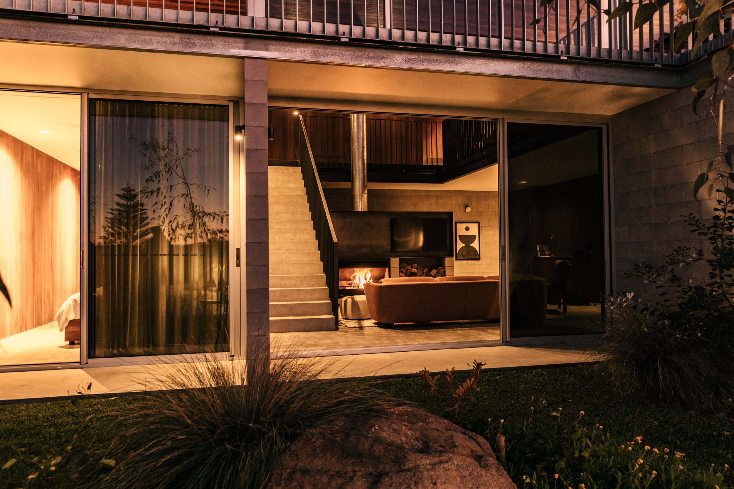 Warm inside to outside open living space