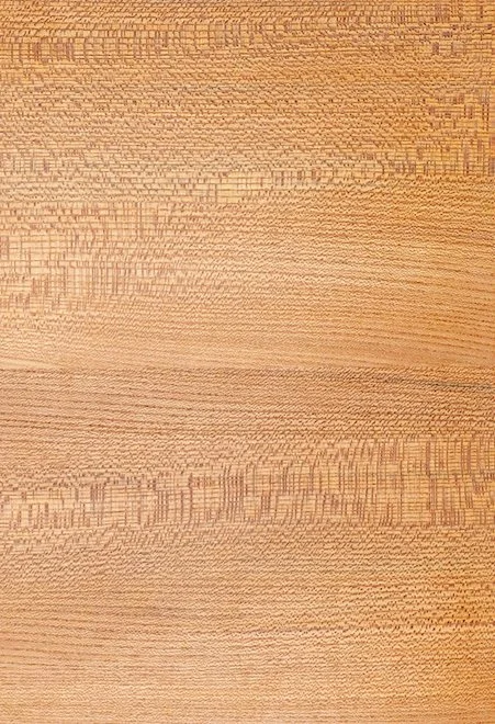 Close-up of a wooden surface showing the grain and texture of the wood