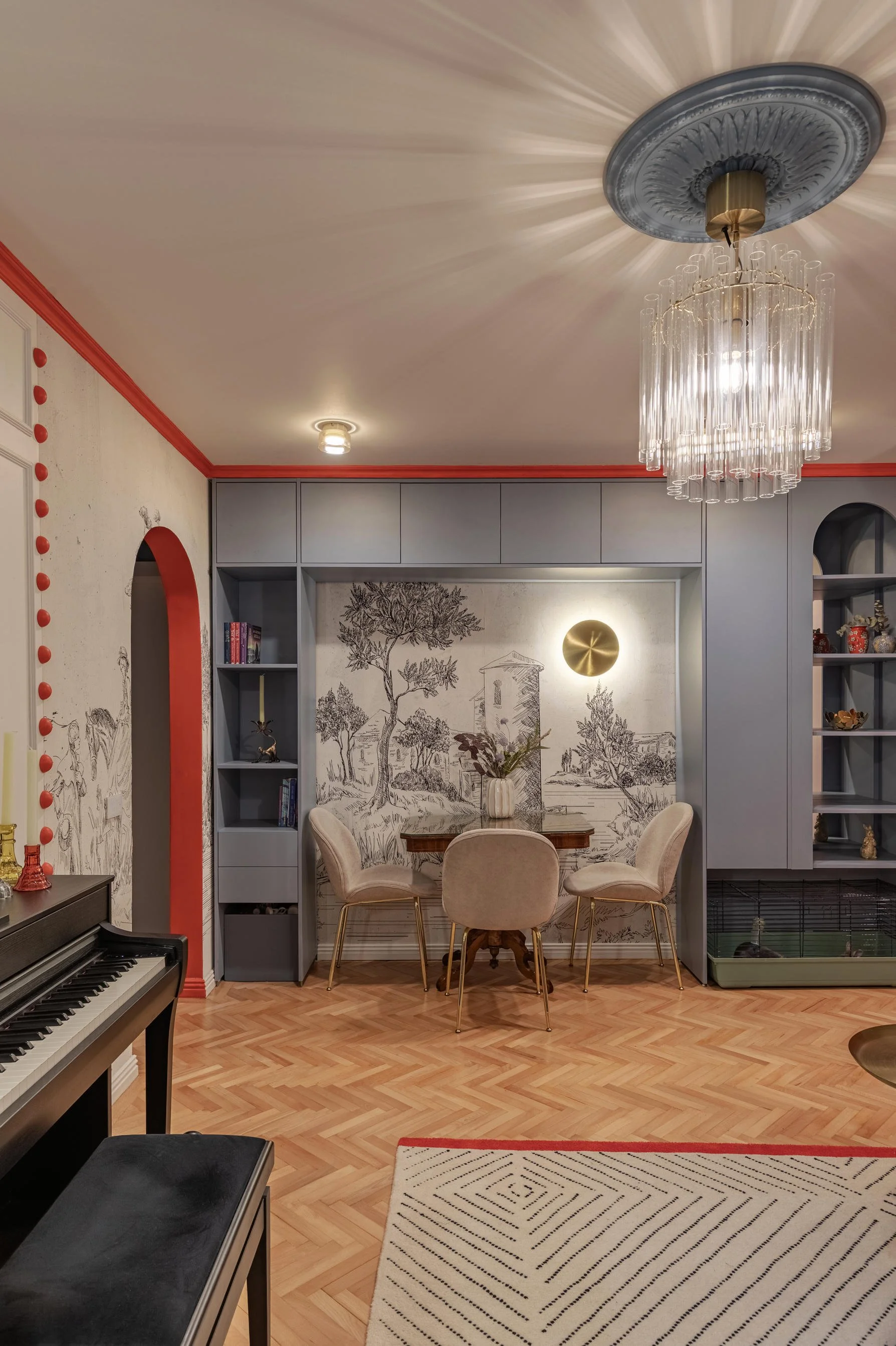 Apartament Aleea Mirea Bucuresti amenajare interior eclectic maximalist (14).jpg