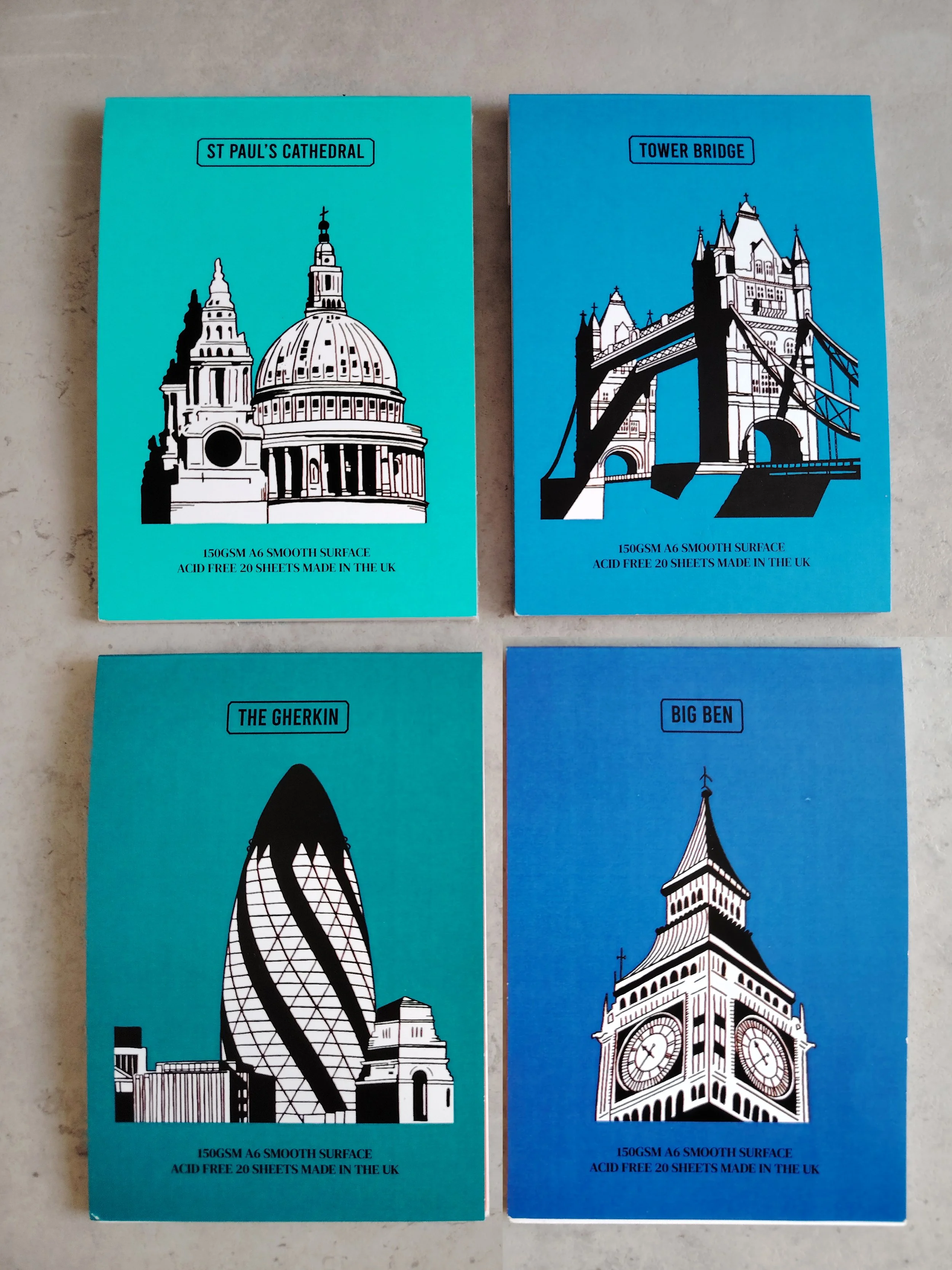 London Notepad A6