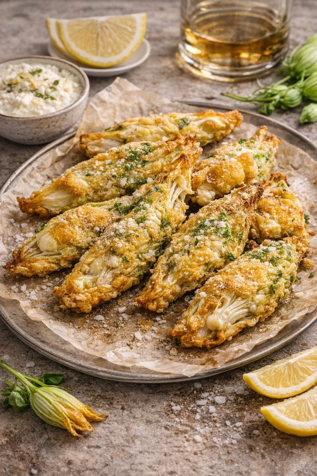 Crispy Fried Finn's Fleurs (Tempura Style)