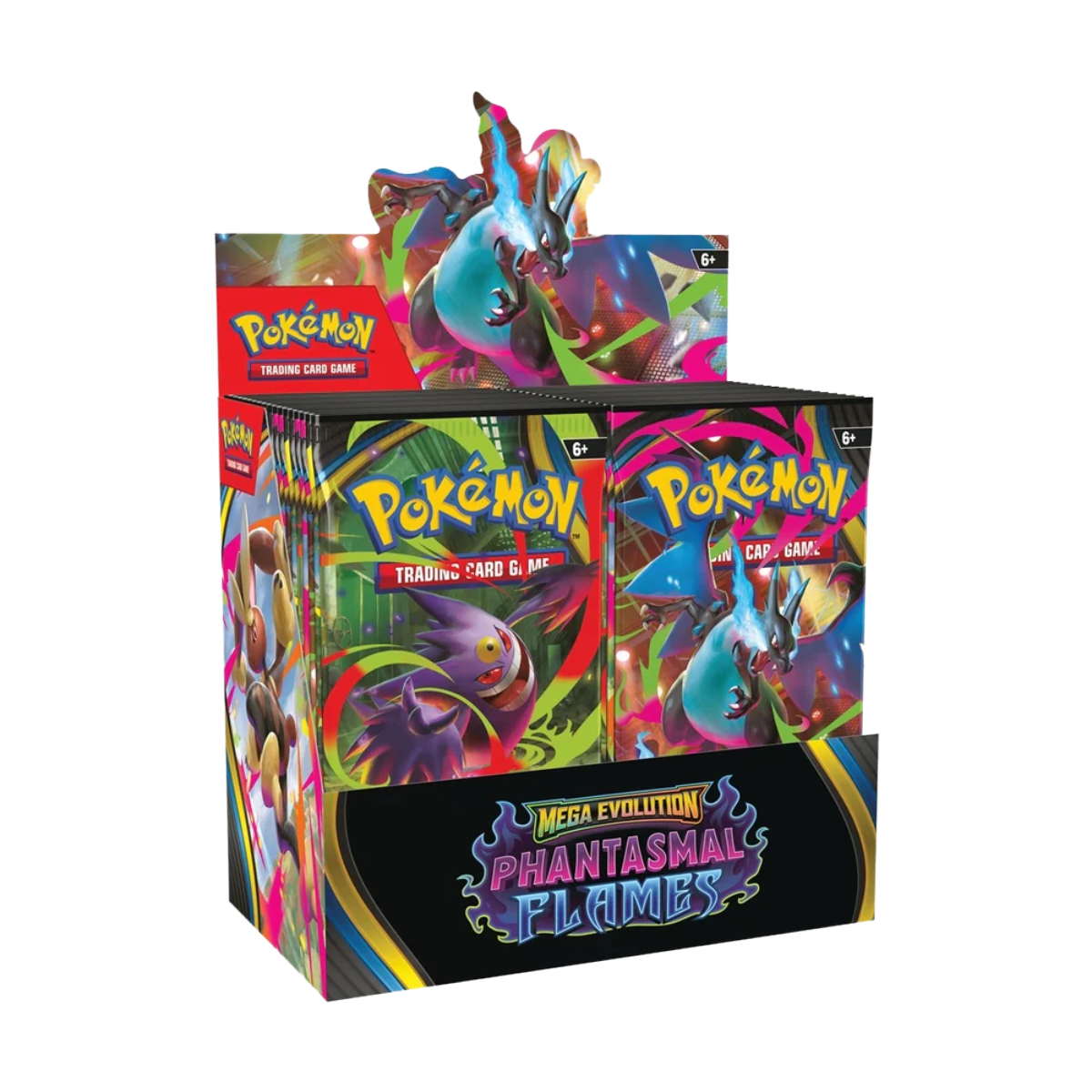 Pokémon TCG: Mega Evolution – Phantasmal Flames Booster Display (36 Packs) | Caixa Selada