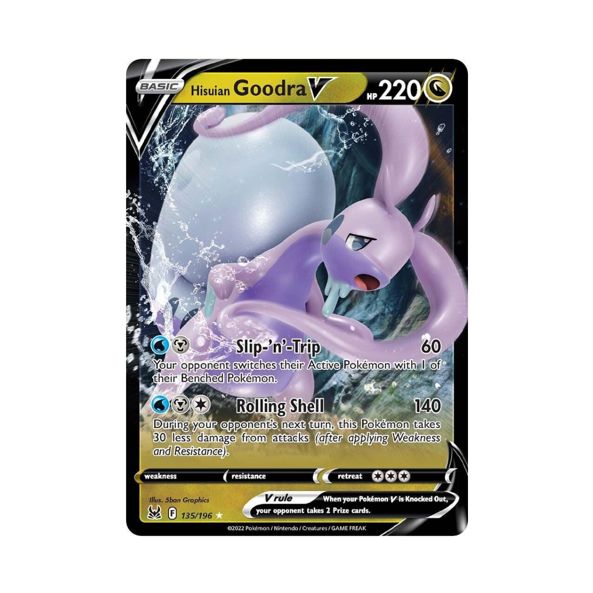 Hisuian Goodra V (LOR 135)