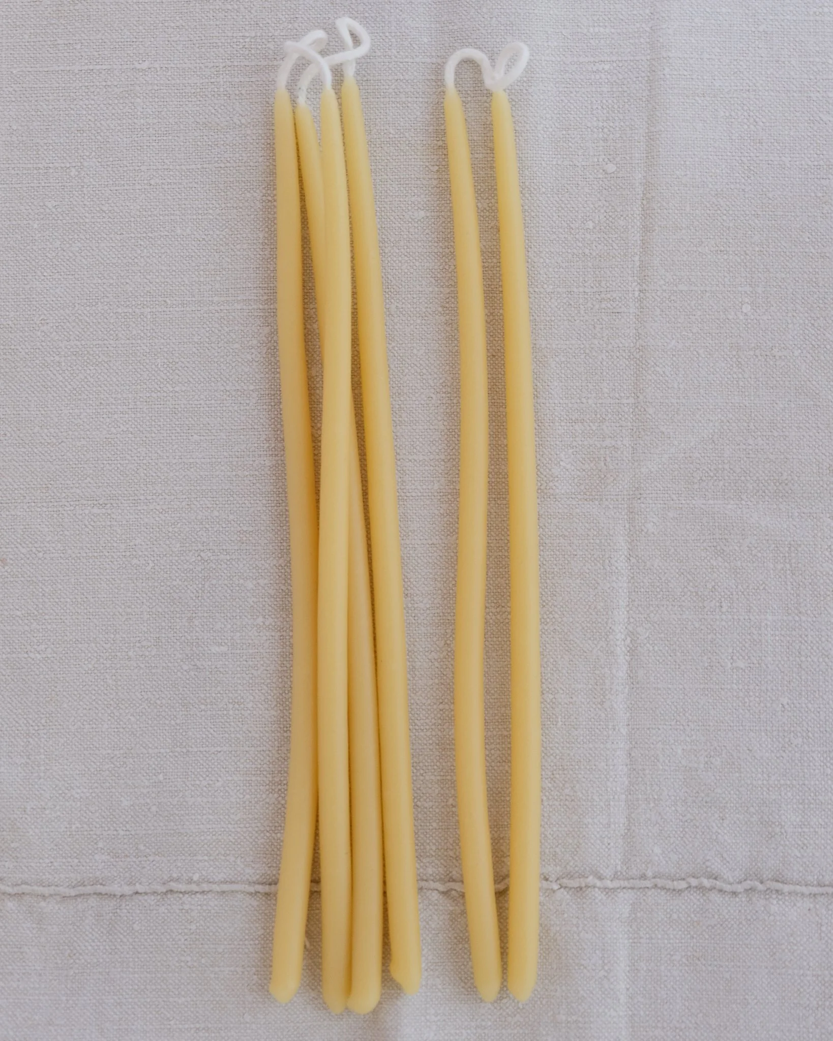 Paire de bougies de fête MIEL