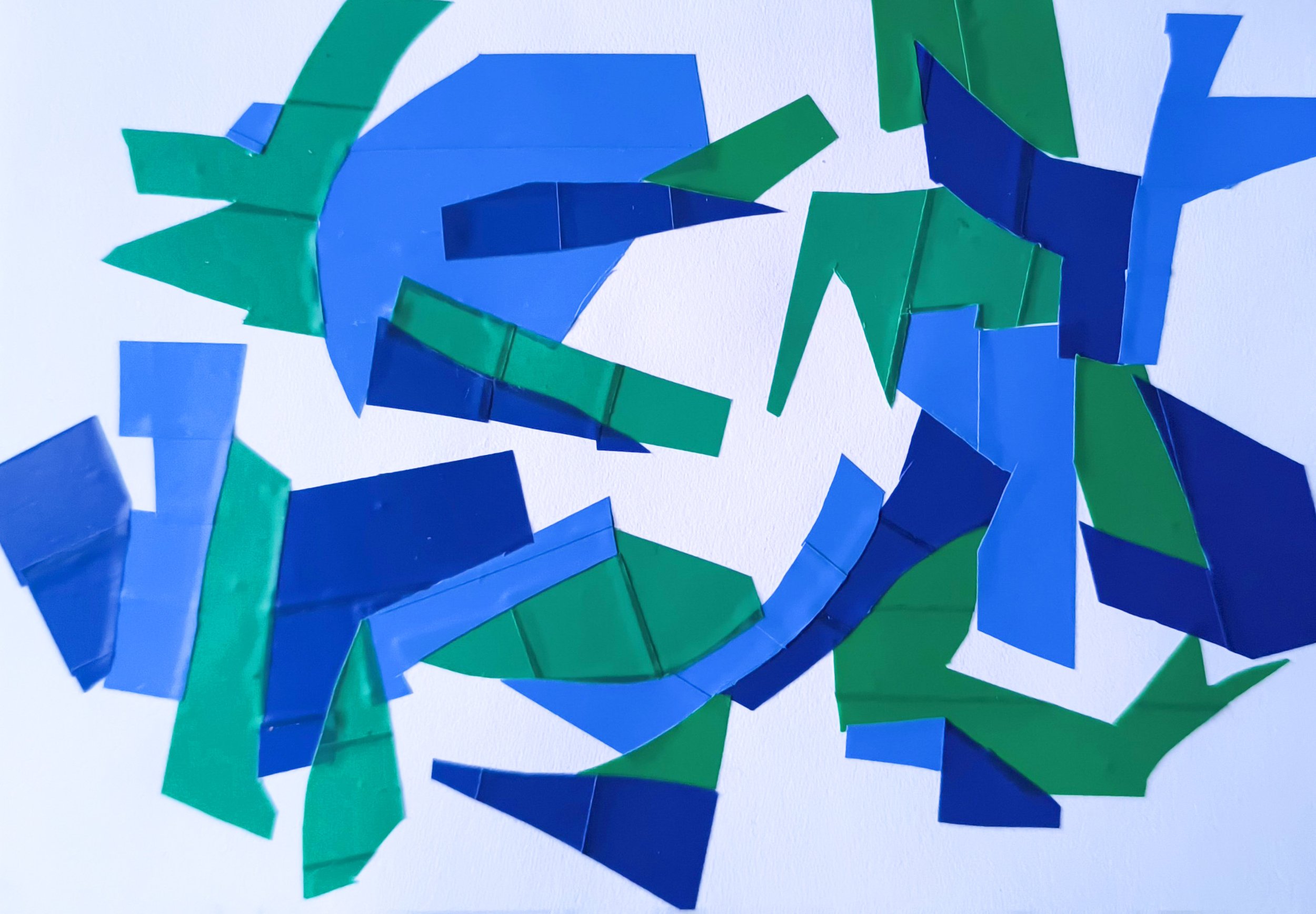 Untitled 7 (2026)┃Tape Collage┃21 x 15cm 