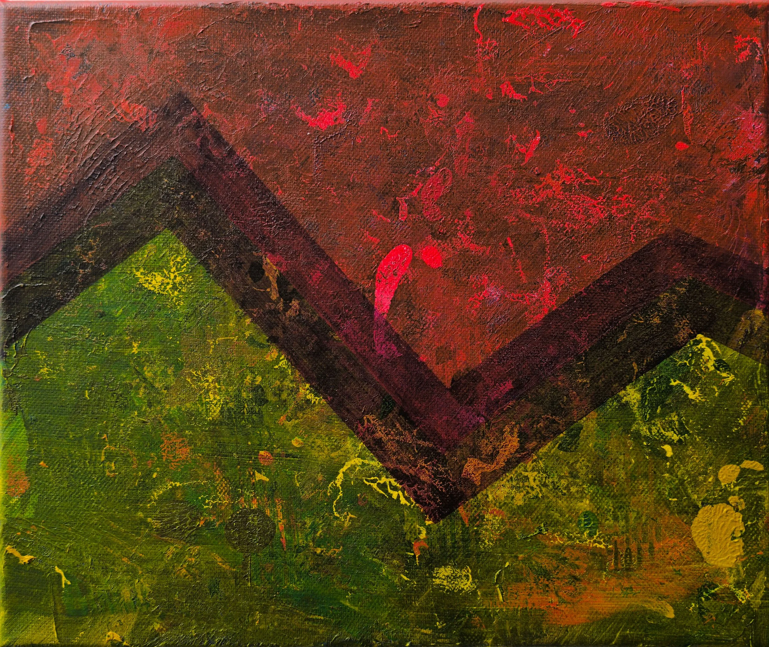 Untitled 10 (2026)┃Acrylic on Canvas┃30 x 20cm 