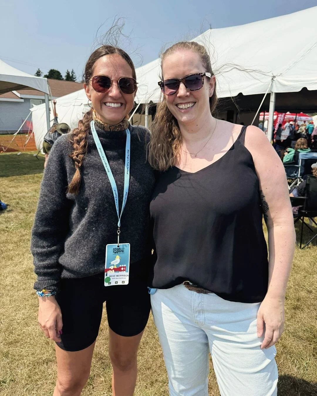 Had the best little whirlwind trip to StanFest this weekend 💛 So good to catch up with some of my favourite people. The wind was breezy, but the sun was shining and it didn&rsquo;t stop the crowds from showing up in full force to hear some of the fi