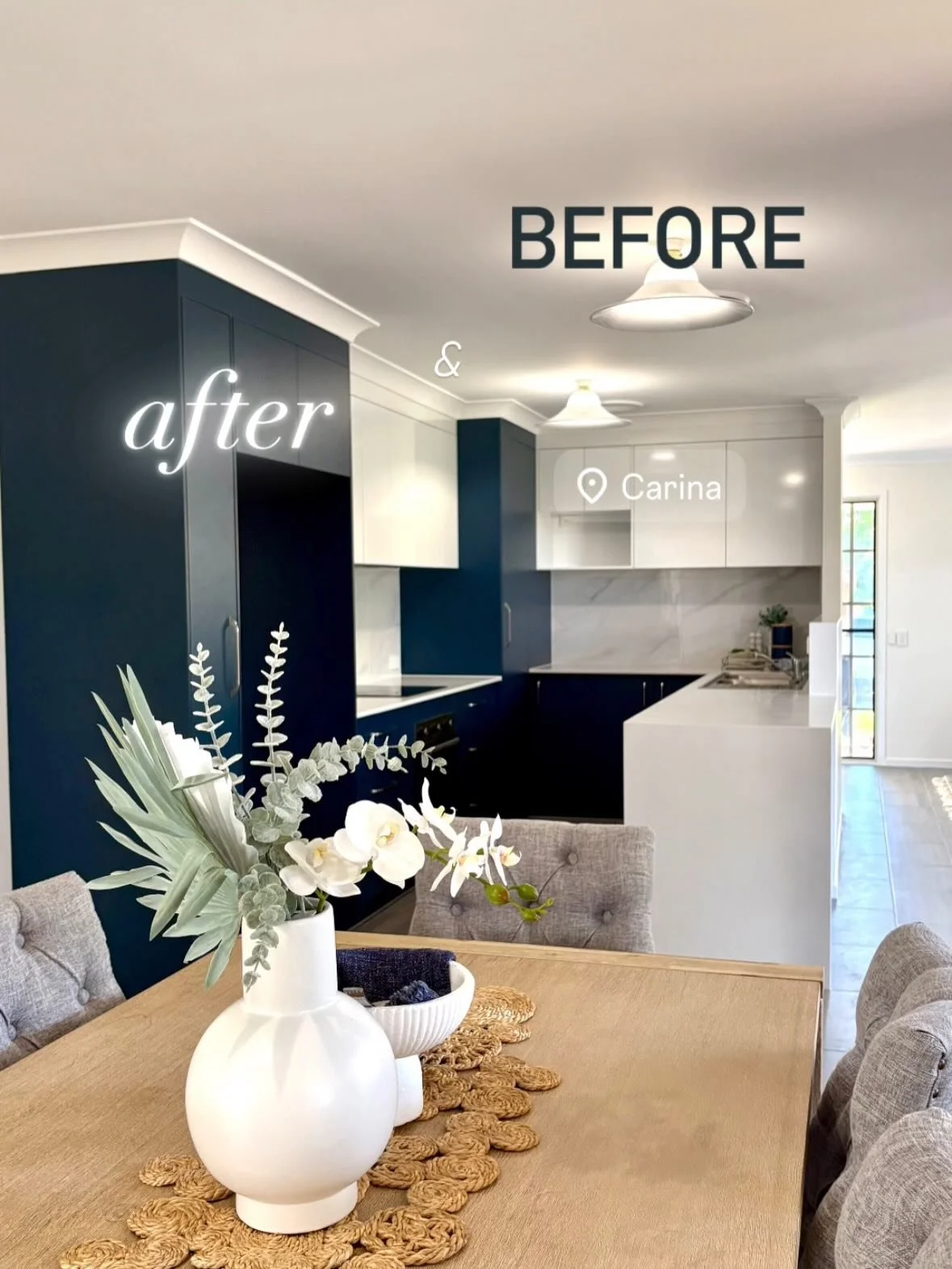 Does staging actually work? 👀
These before &amp; afters speak for themselves.
Note: the clients were in the middle of moving out while these were taken &mdash; but with a little paint, fresh carpets, some yard work and of course staging&hellip; this