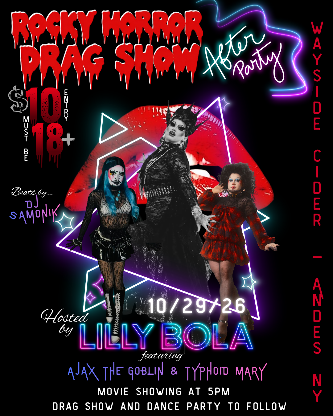 ROCKY HALLOWEEN DRAG SHOW