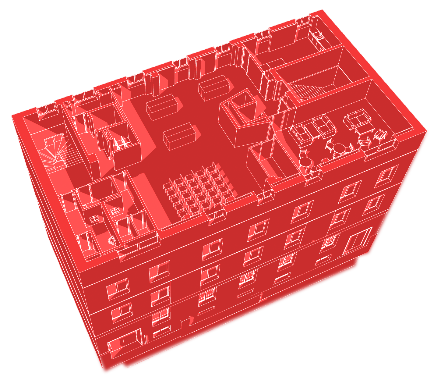Architectural plans of the MACH