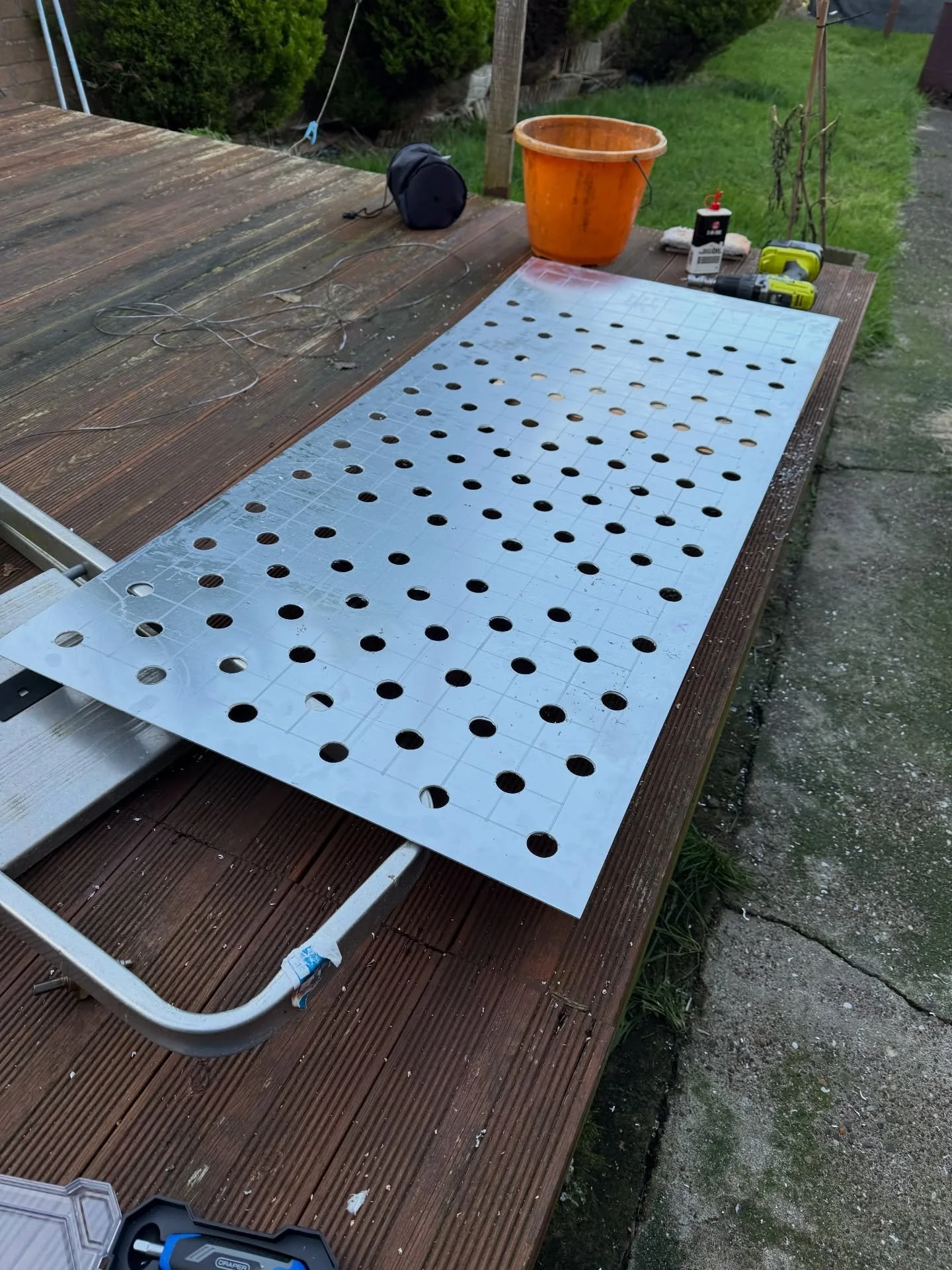 Shelf upgrades for 2026

So the landy has had a 18mm plywood shelf mounted up high for the last 2 years (pic 3&amp;4 show it next to the new one), it was a proof of concept (POC) about making packing easier. 

Well, the POC worked&hellip; the storage