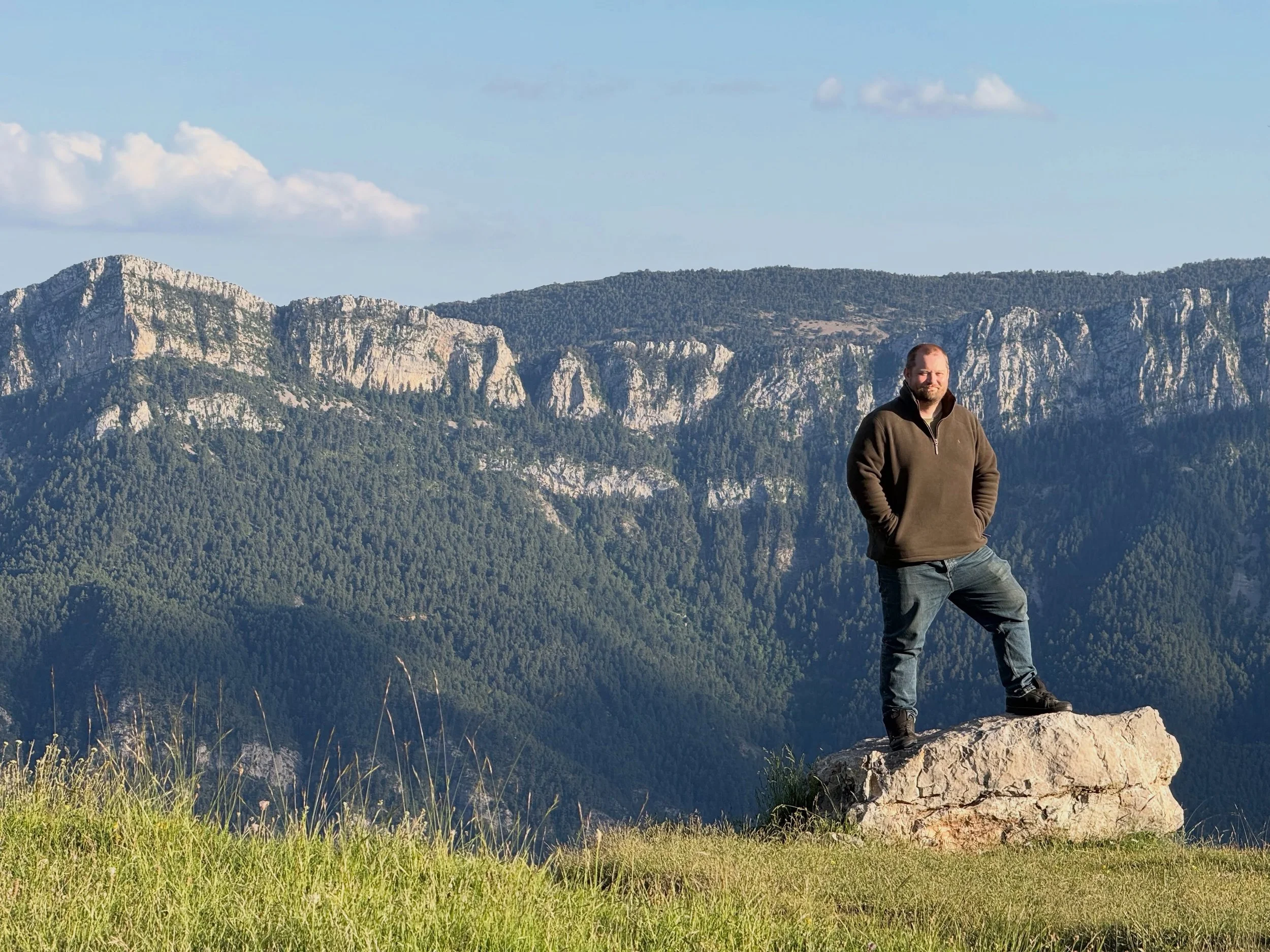 Hi I&rsquo;m Tim 

Some say I have an Overlanding problem, I say it&rsquo;s less of a problem than it is a financial irresponsibility bordering on an obsession. . 

BUT it takes me to places like this - currently stood on a rock on a ridge in the Spa
