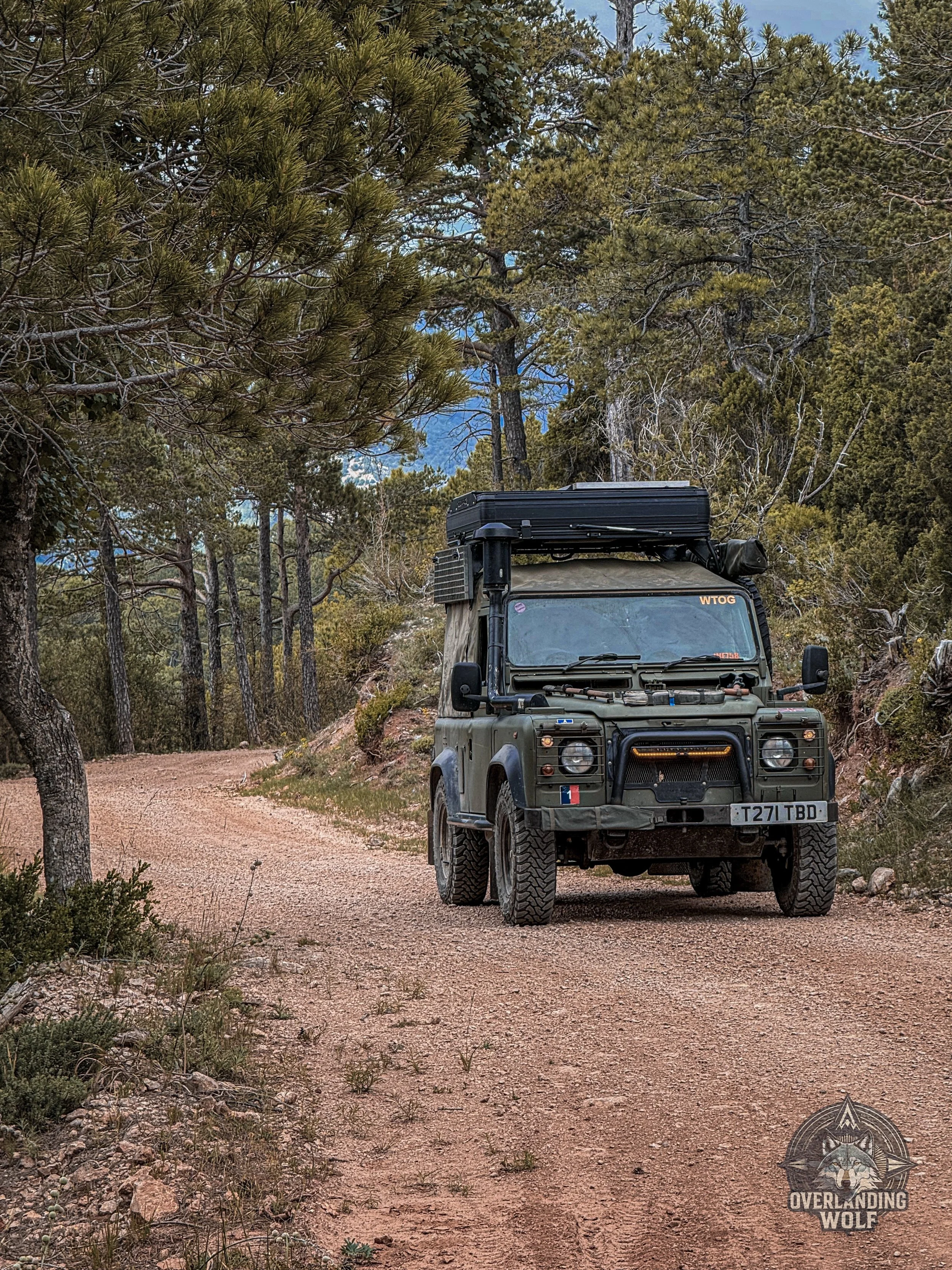 Tuesday Camp,

So after shooting south from Andorra we took an off road trail that cut into a national park and another cliff top camp, after stopping at the view point, Steve &amp; his wife took a short walk up the track and found a much more level 