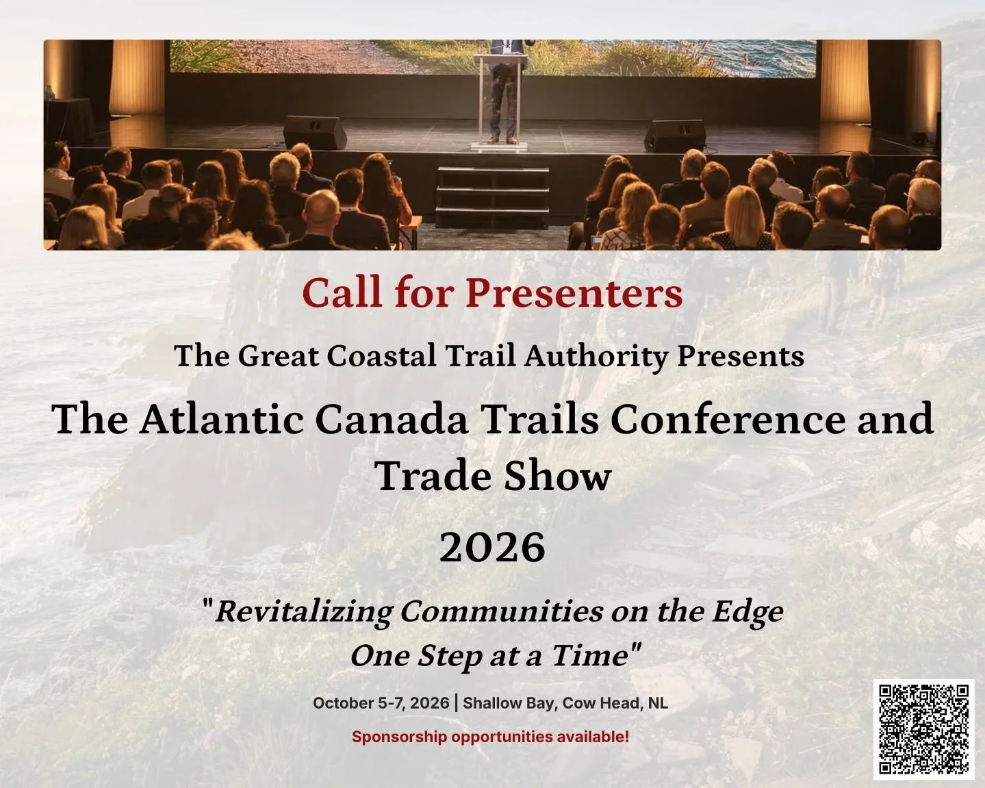 We&rsquo;re now accepting presenter proposals for our upcoming conference!

If you have ideas, insights or case studies that can inspire, educate, and strengthen the trails community, we would love to hear from you.

We are seeking passionate voices 