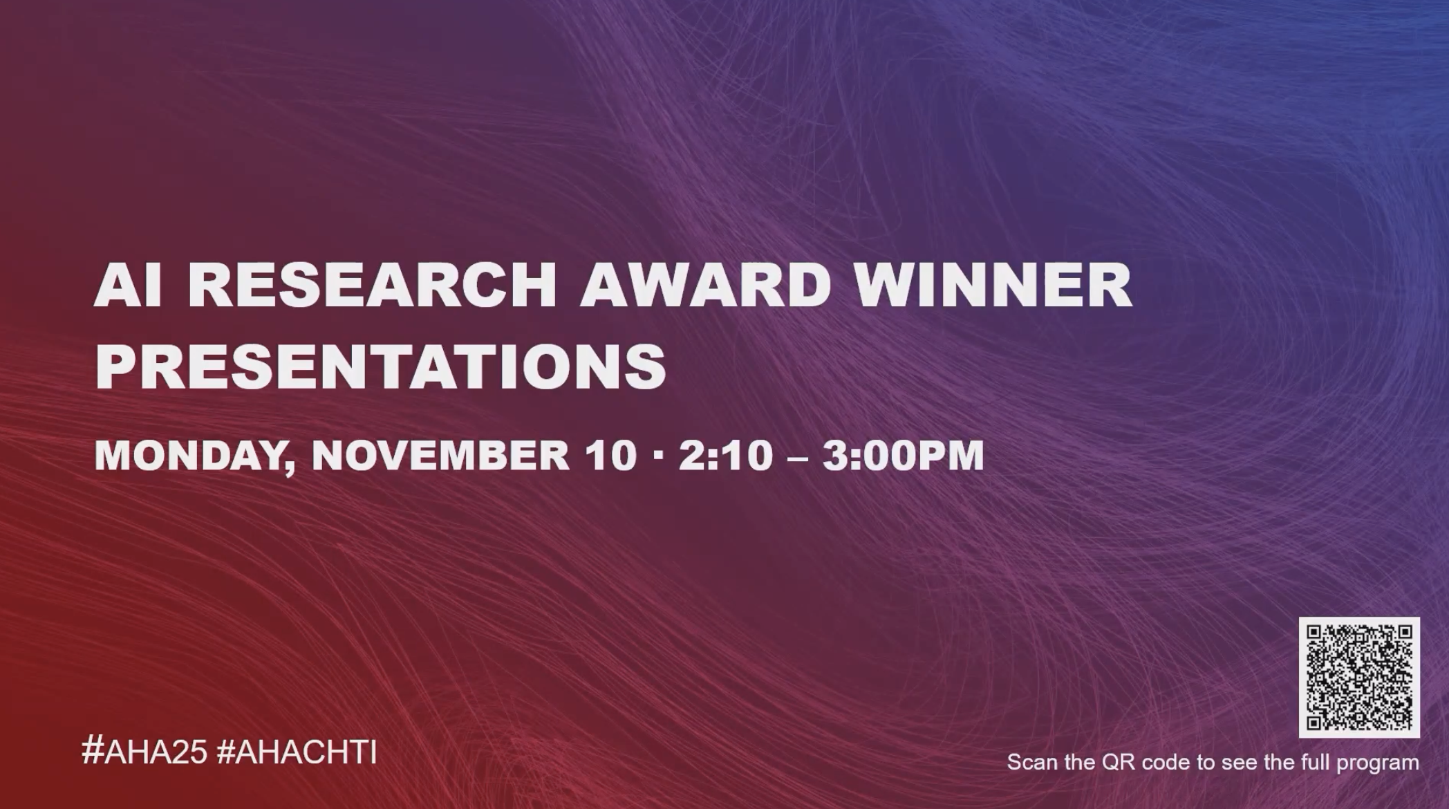 Webinar - American Heart Association AI Research Award Winners 