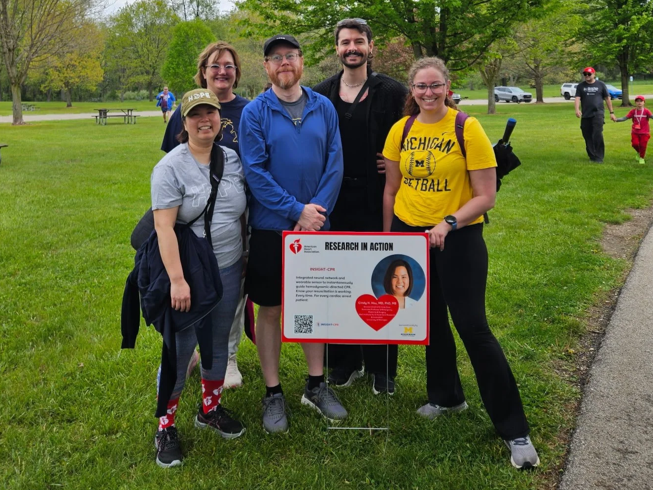 INSIGHT-CPR team walked in honor of heart health