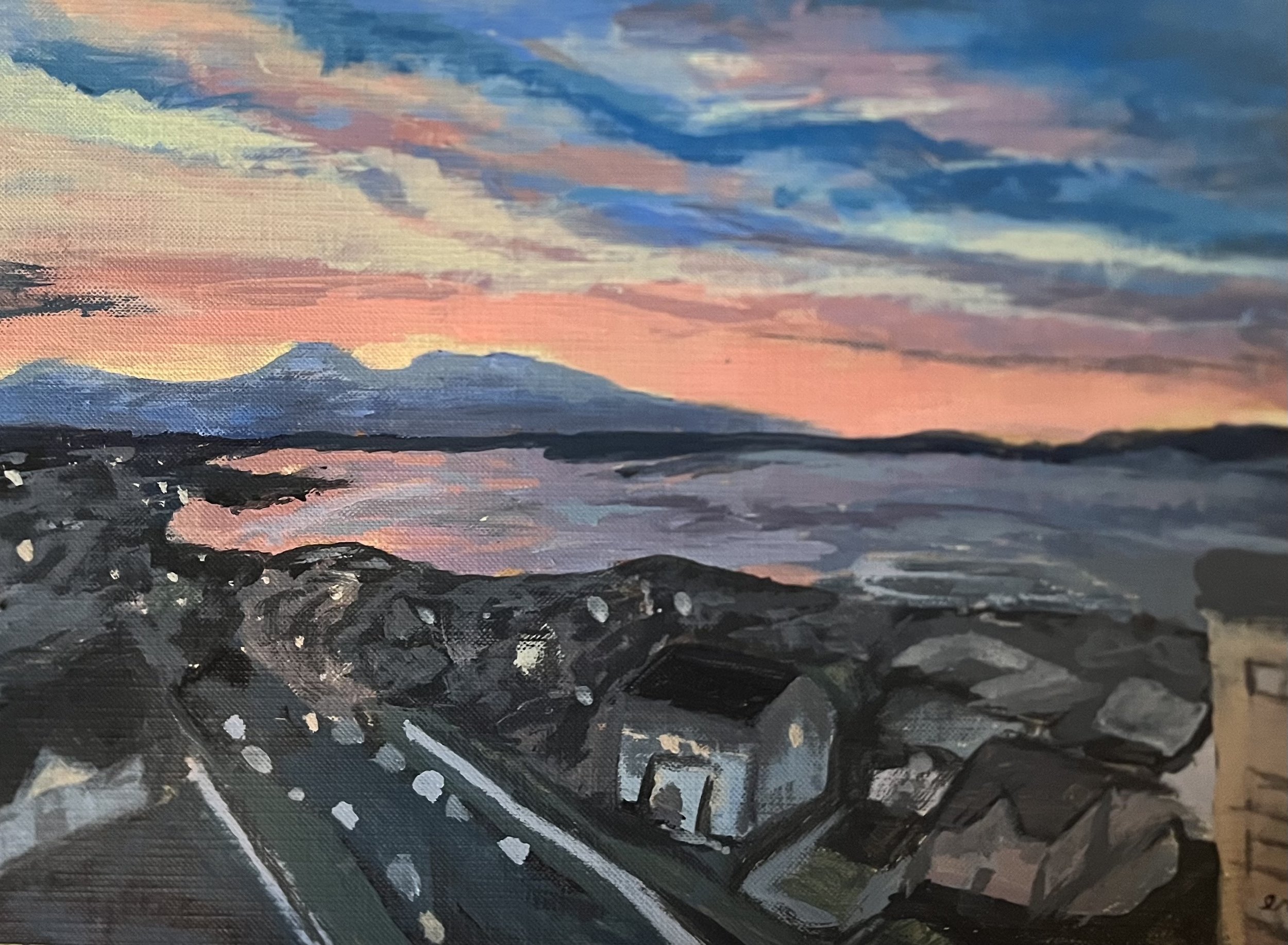 Tacoma, Washington, USA -- Acrylic on canvas