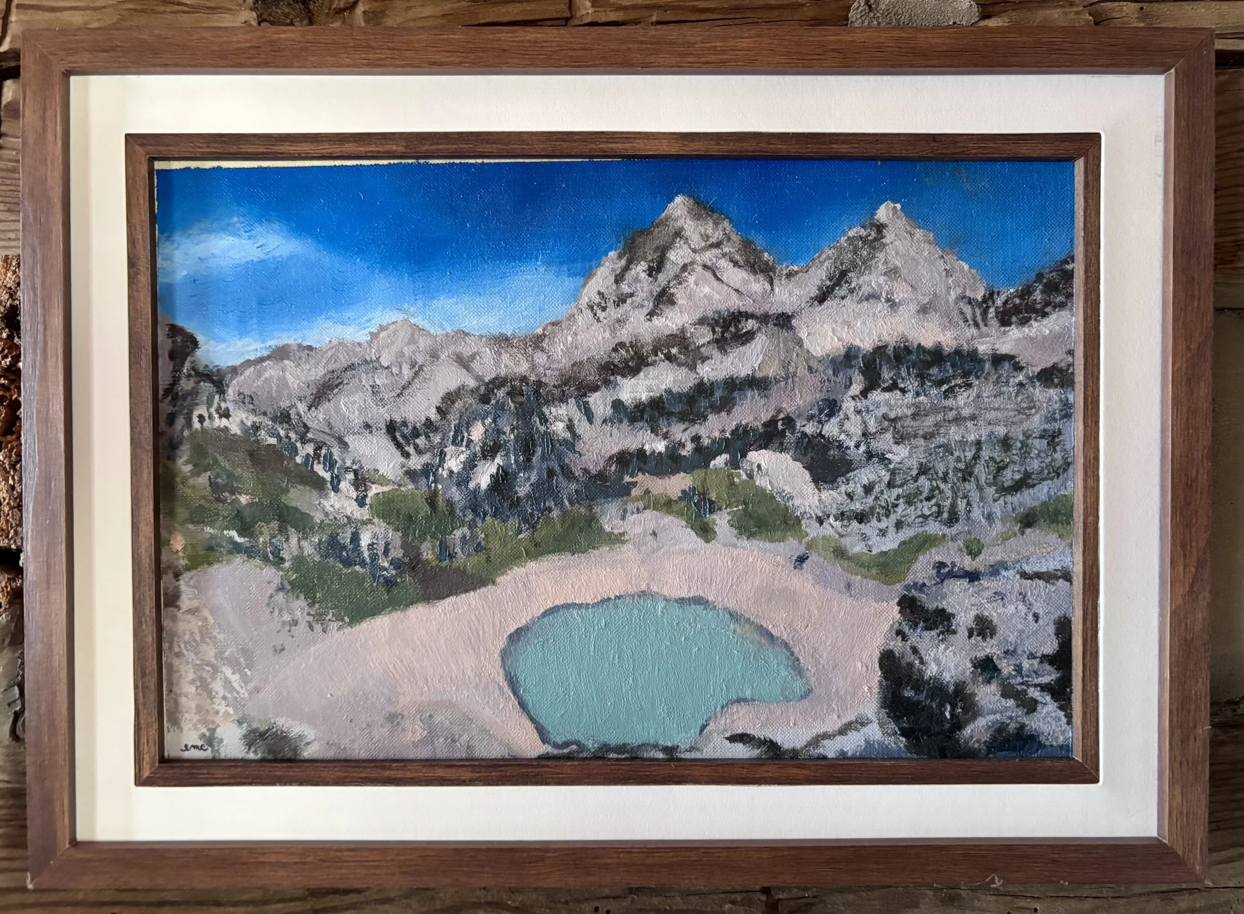 Grand Teton National Park, Wyoming, USA - Oil on canvas