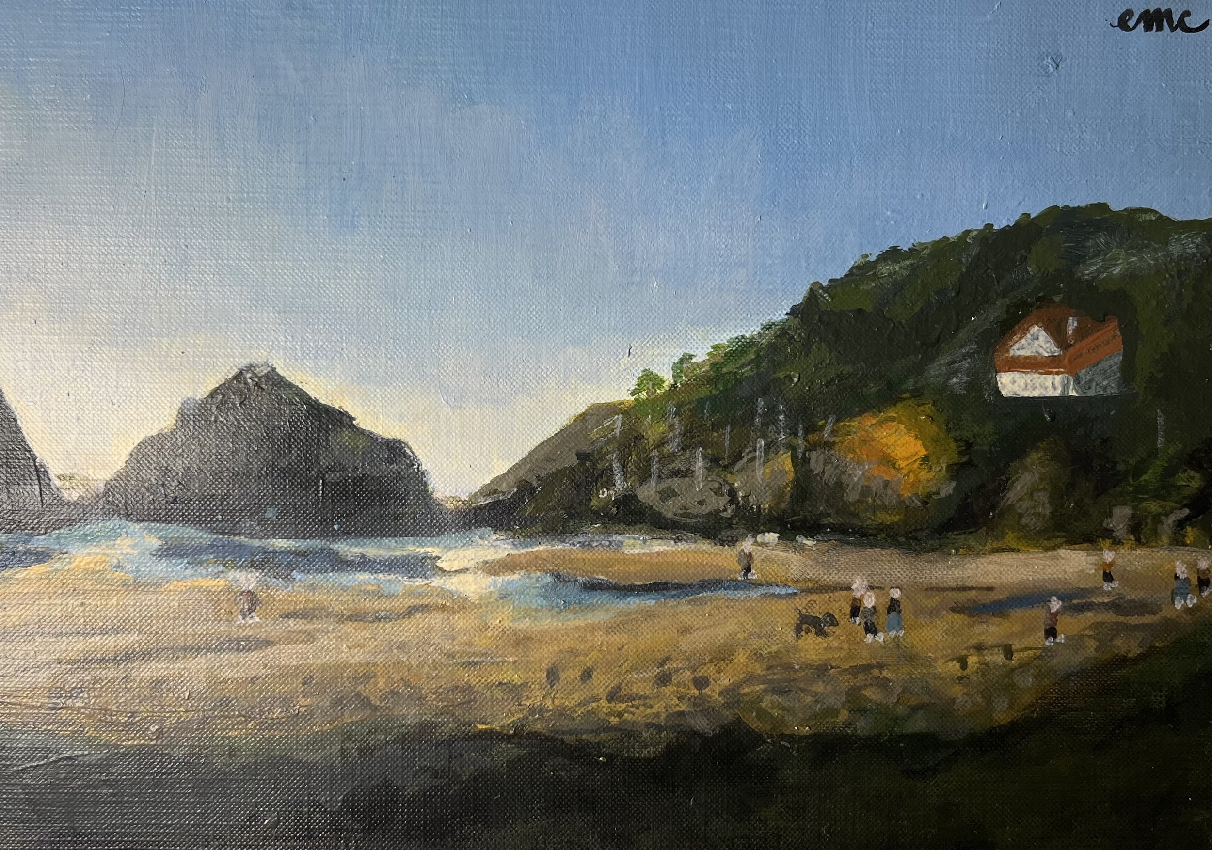 Heceta Head, Oregon, USA - Acrylic on canvas