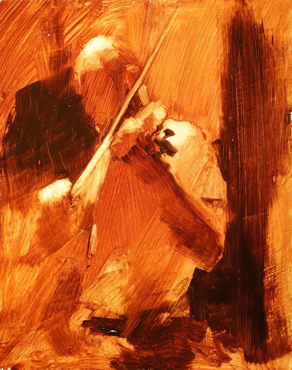 fiddler-sketch-I-25-x-20-cm-oil-on-board-300 SOLD.jpg