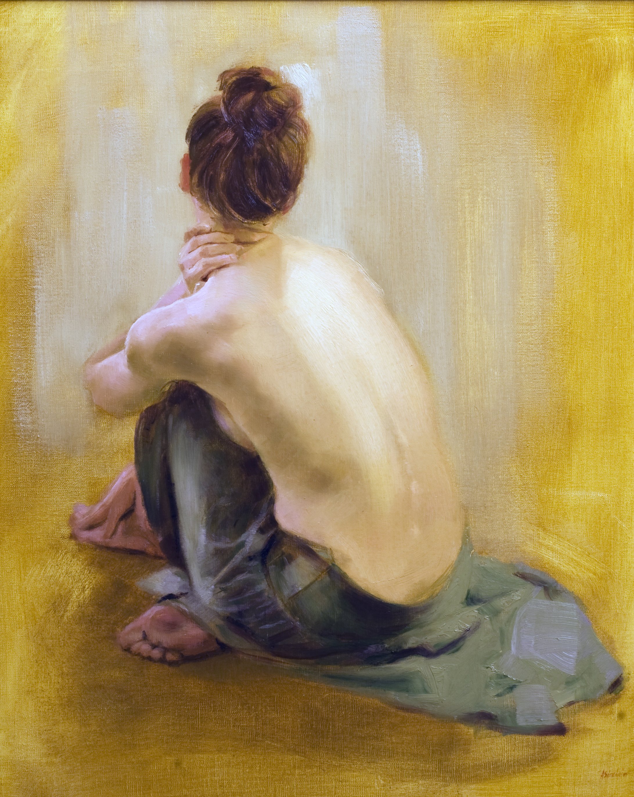 the green skirt III - 73 by 60 cm.jpg