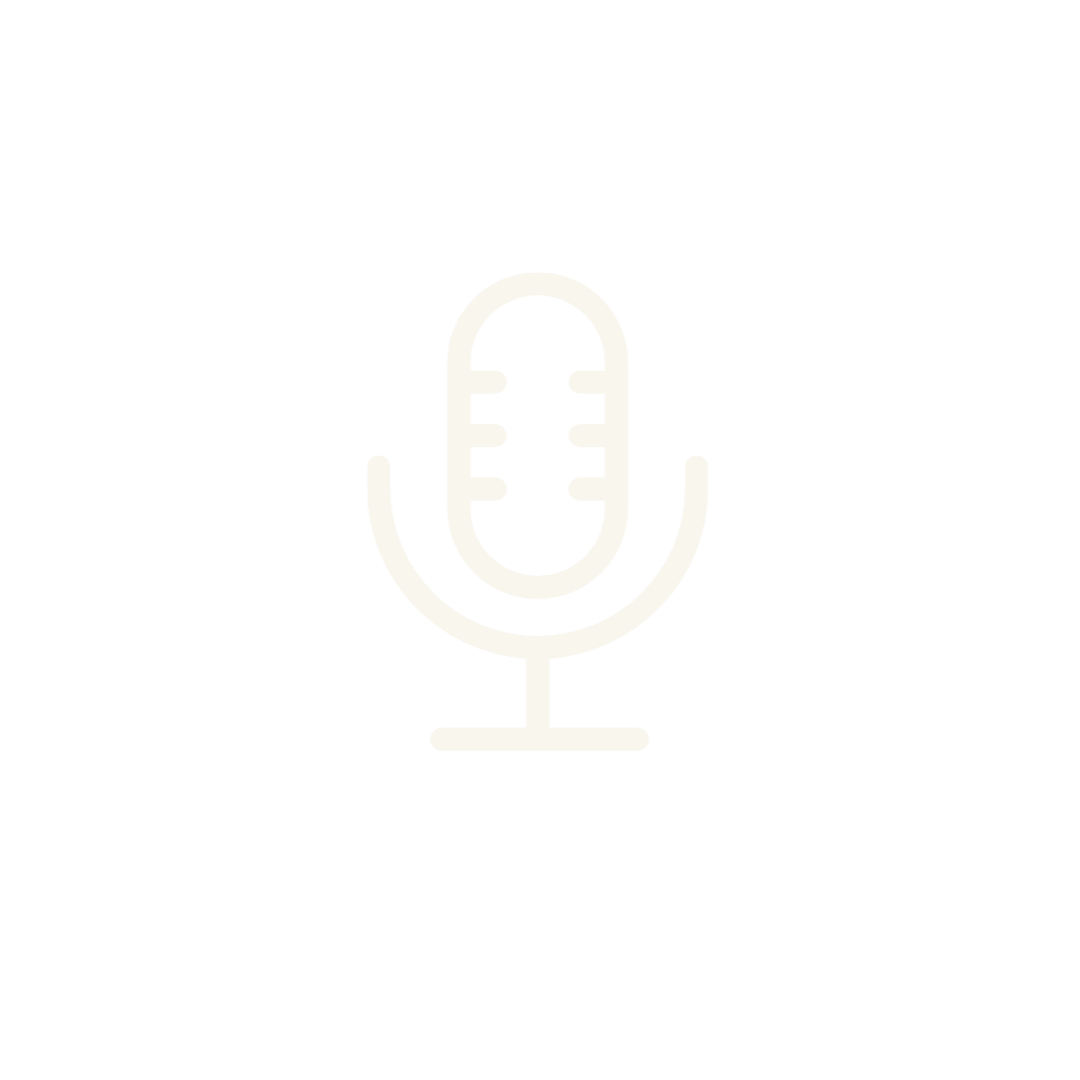 Ein schwarzes Bild mit einem weißen Mikrofon-Icon in der Mitte.