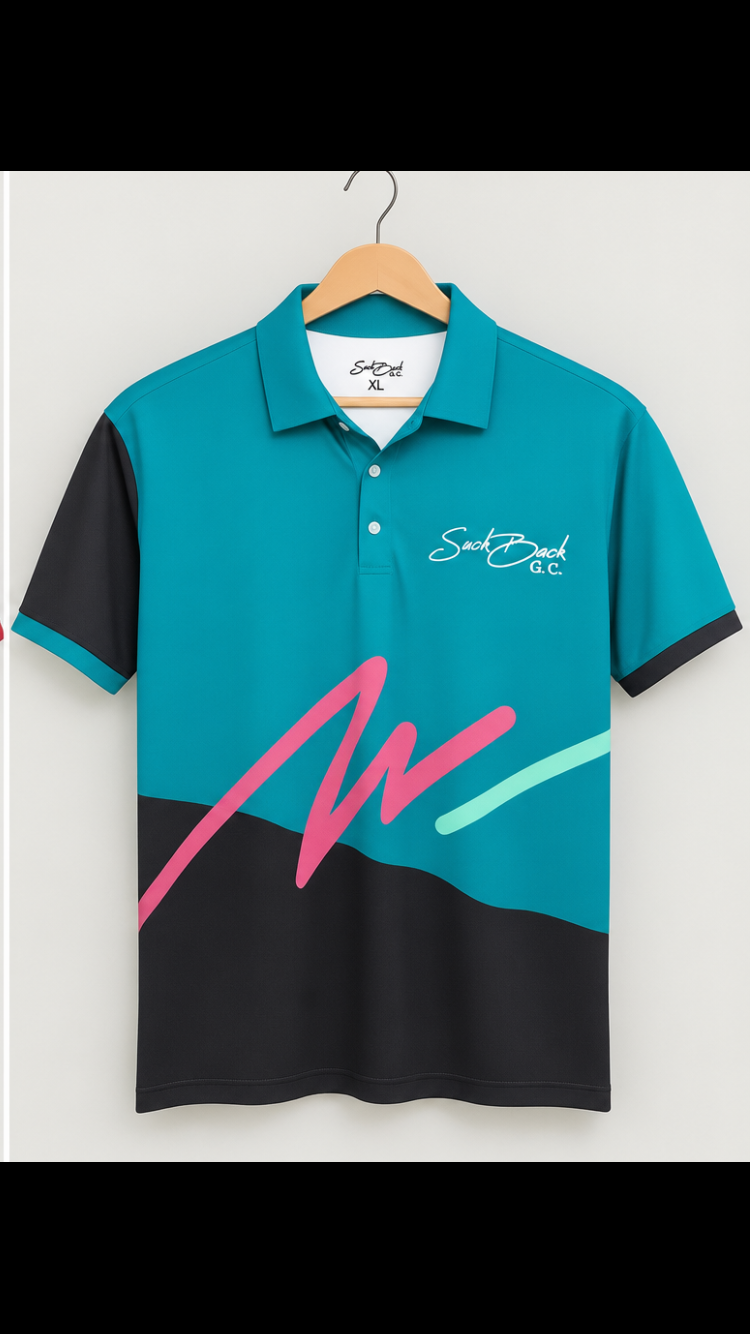 Retro Miami Wave Polo