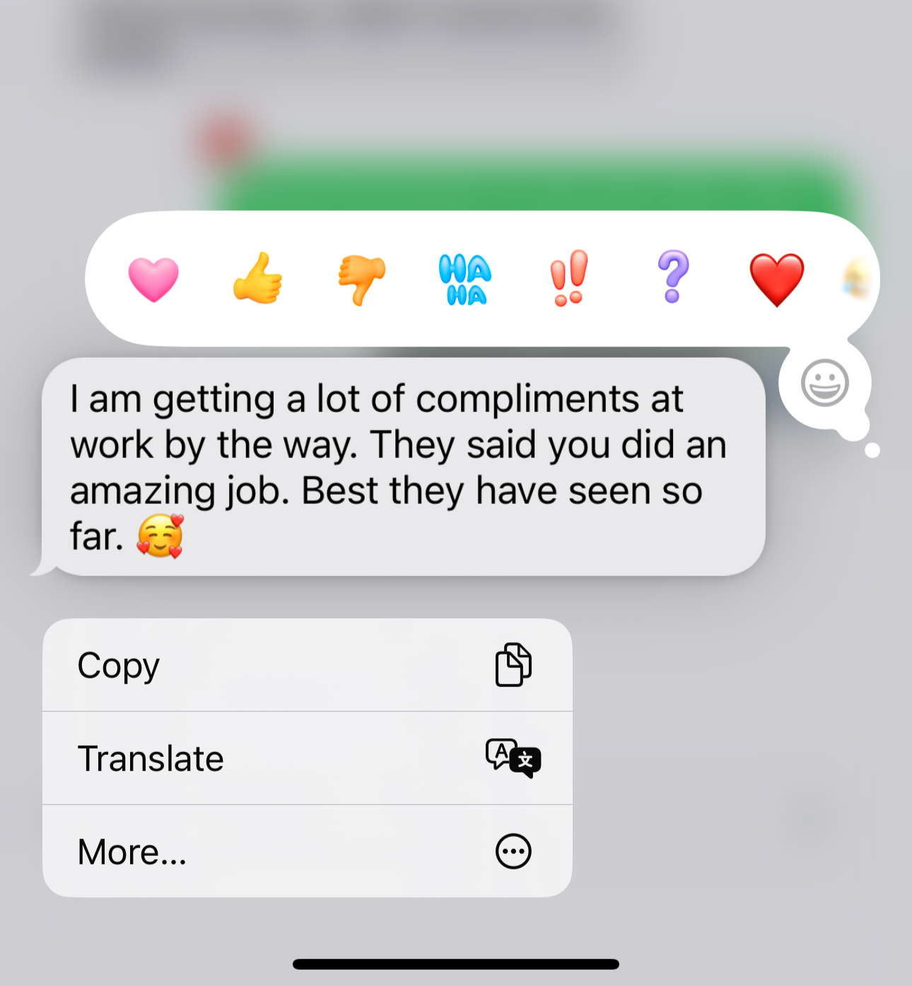5-star workplace testimonial for Columbia SC sew-in specialist Queen Me Collection client receiving compliments for natural-looking hair extensions best quality protective styling