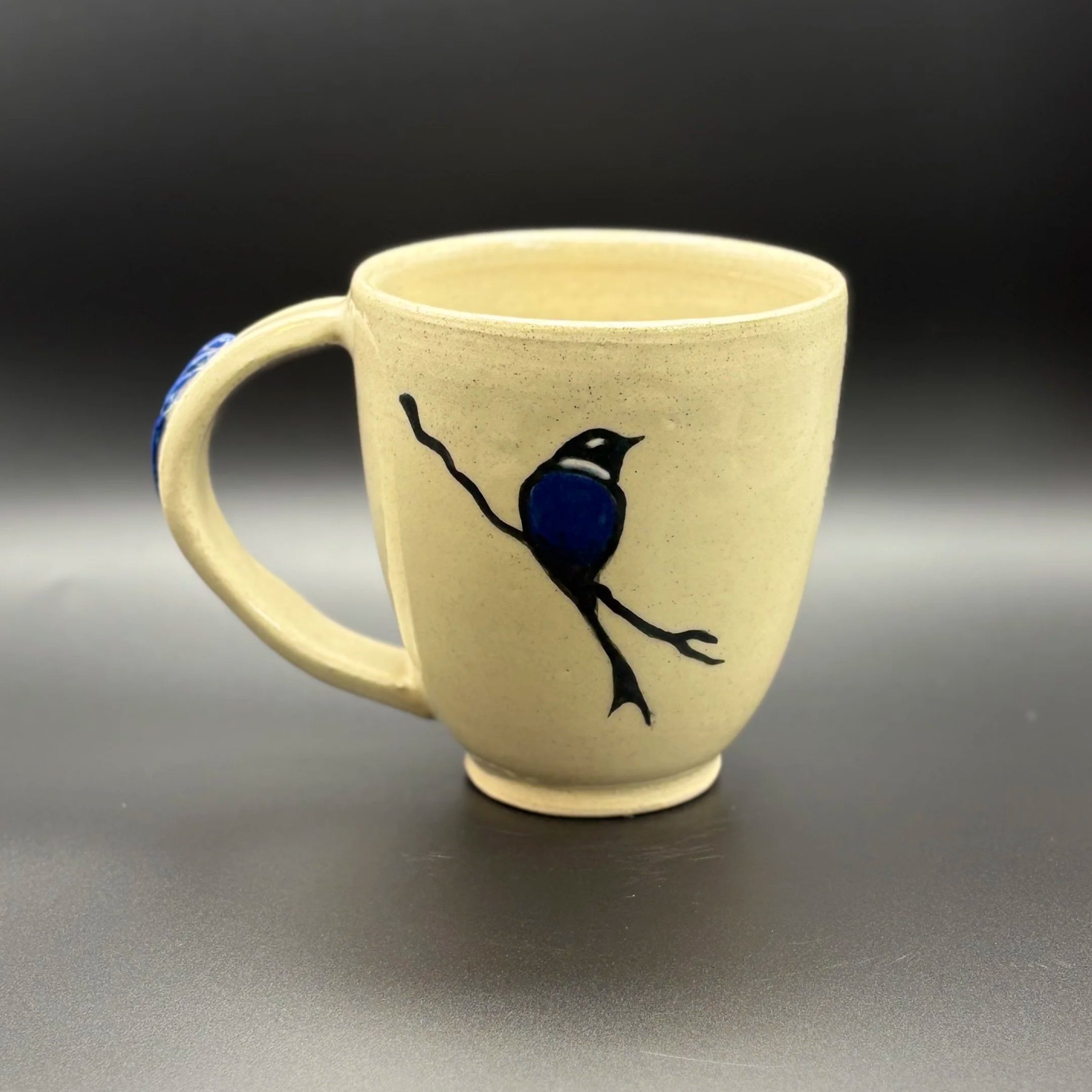Perch Mug with Feather
