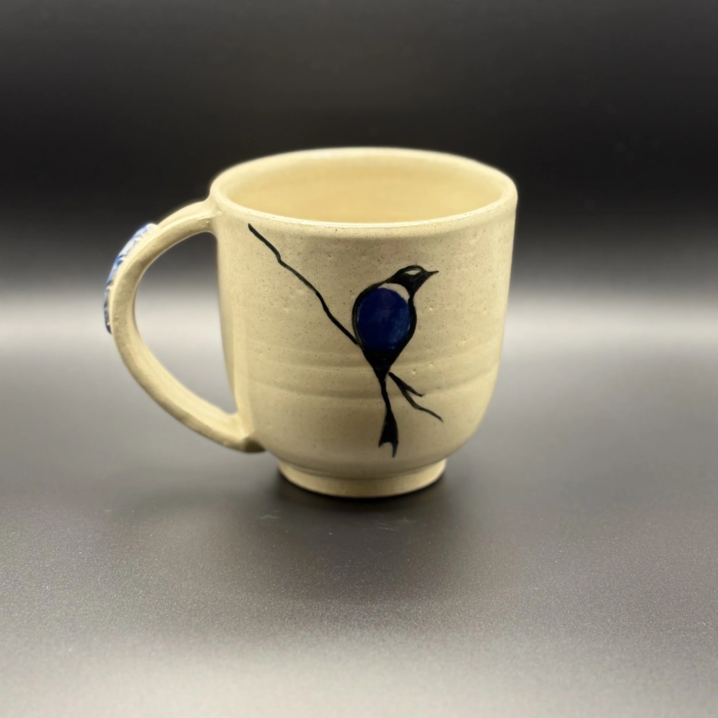 Perch Mug w/ Feather