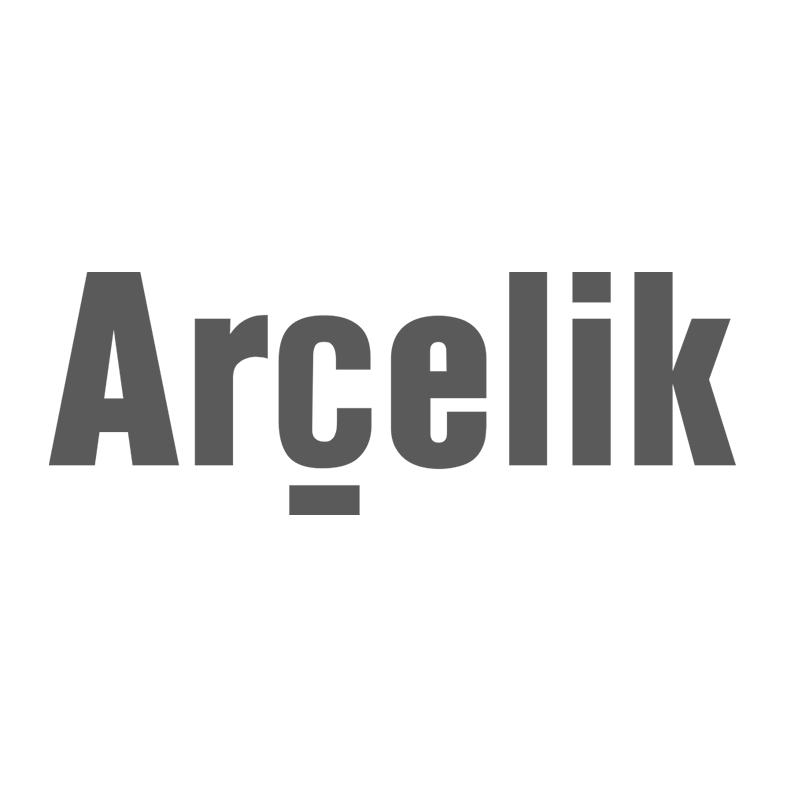The Arcelik logo in black and gray letters.