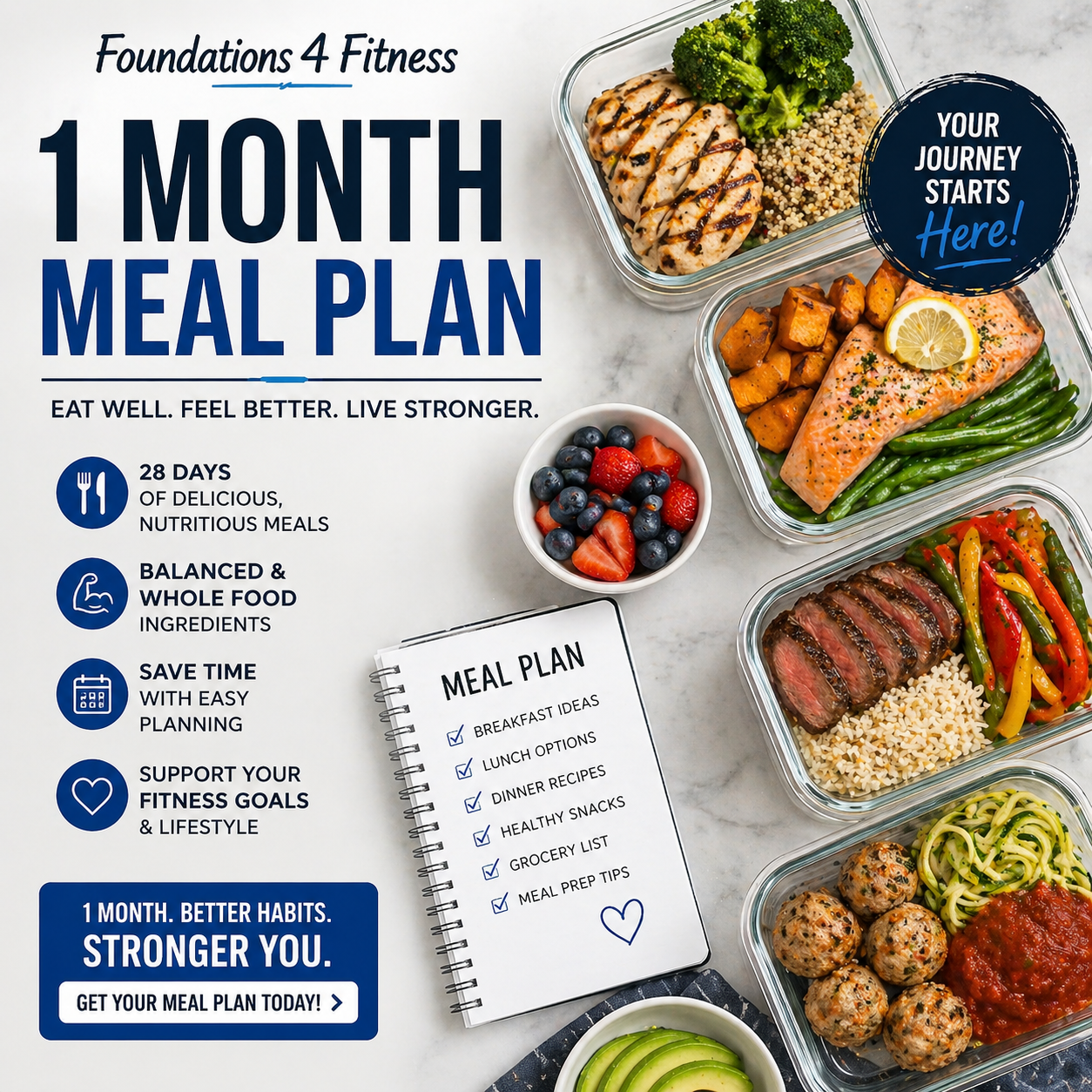 1 Month Meal Plan