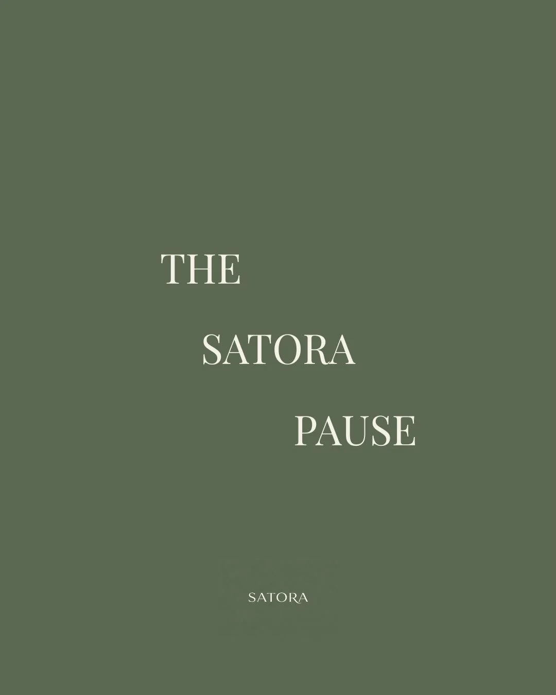 The SATORA Pause 🌿

A question to begin the week with.

Who are you when you&rsquo;re not trying to be who everyone needs you to be?

Take a moment with it.

And if you feel comfortable, share what came up for you below.

Your reflection might be ex