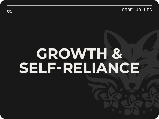 Growth & Self-Reliance