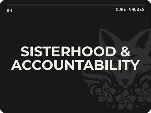 Sisterhood & Accountability