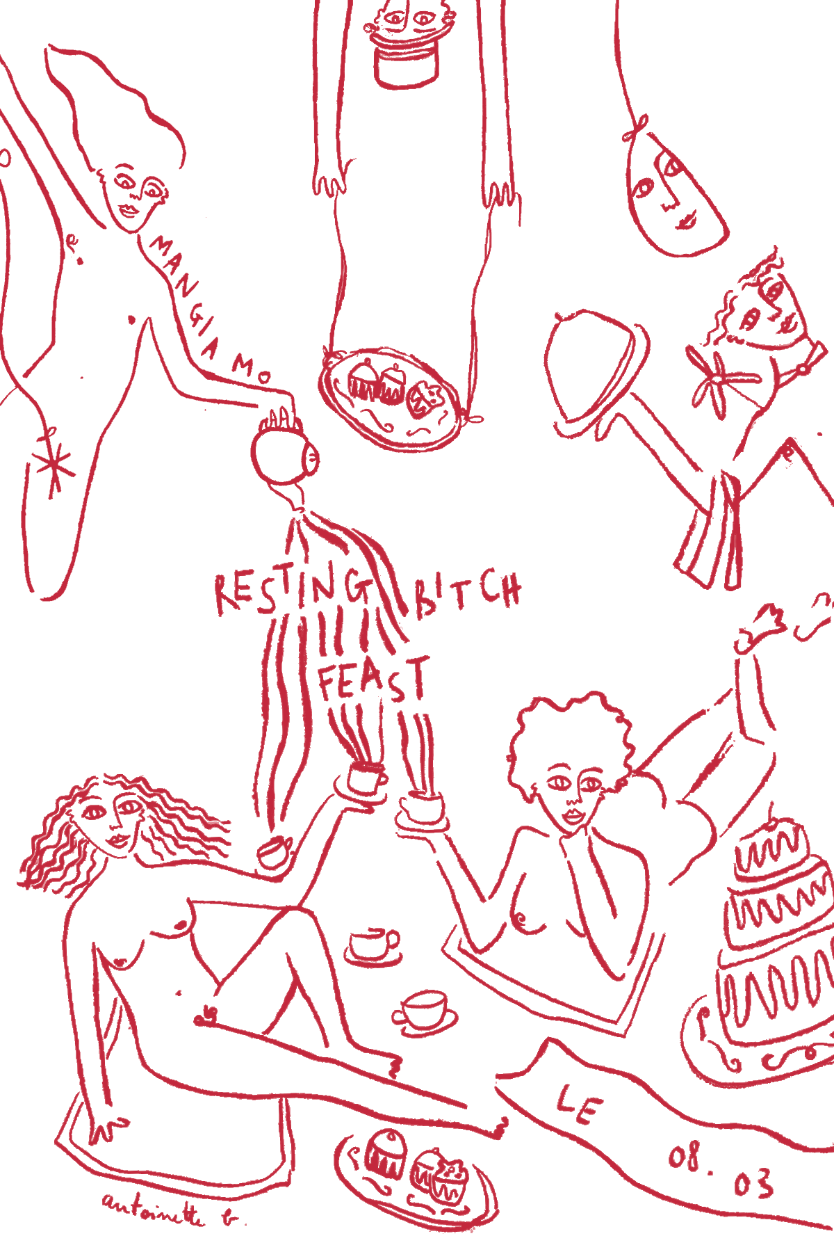 Affiche pour le lieu culturel Mangiamo 