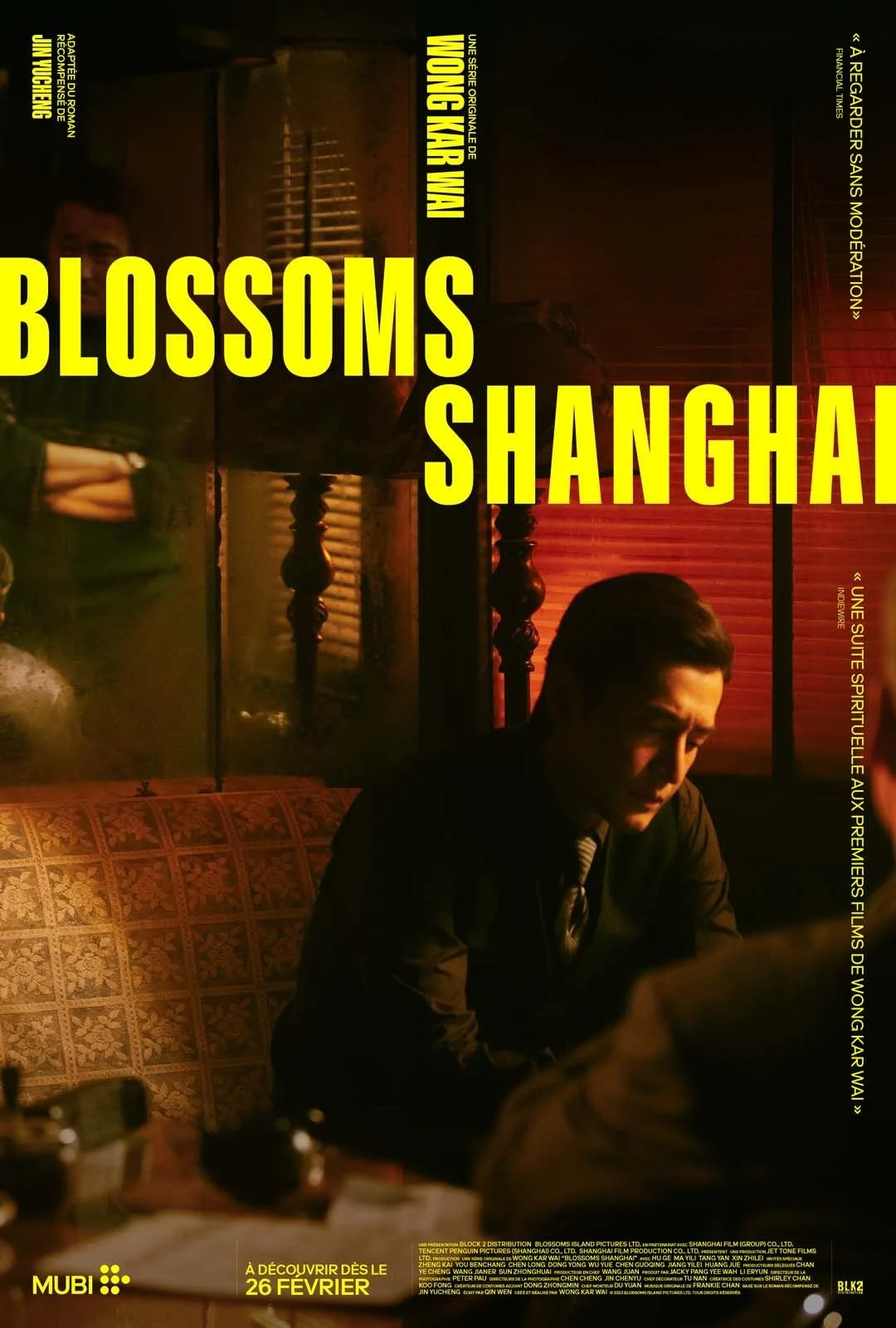 Direction Musicale pour la sortie de "Blossoms Shanghai" de Wong Kar-wai sur MUBI 