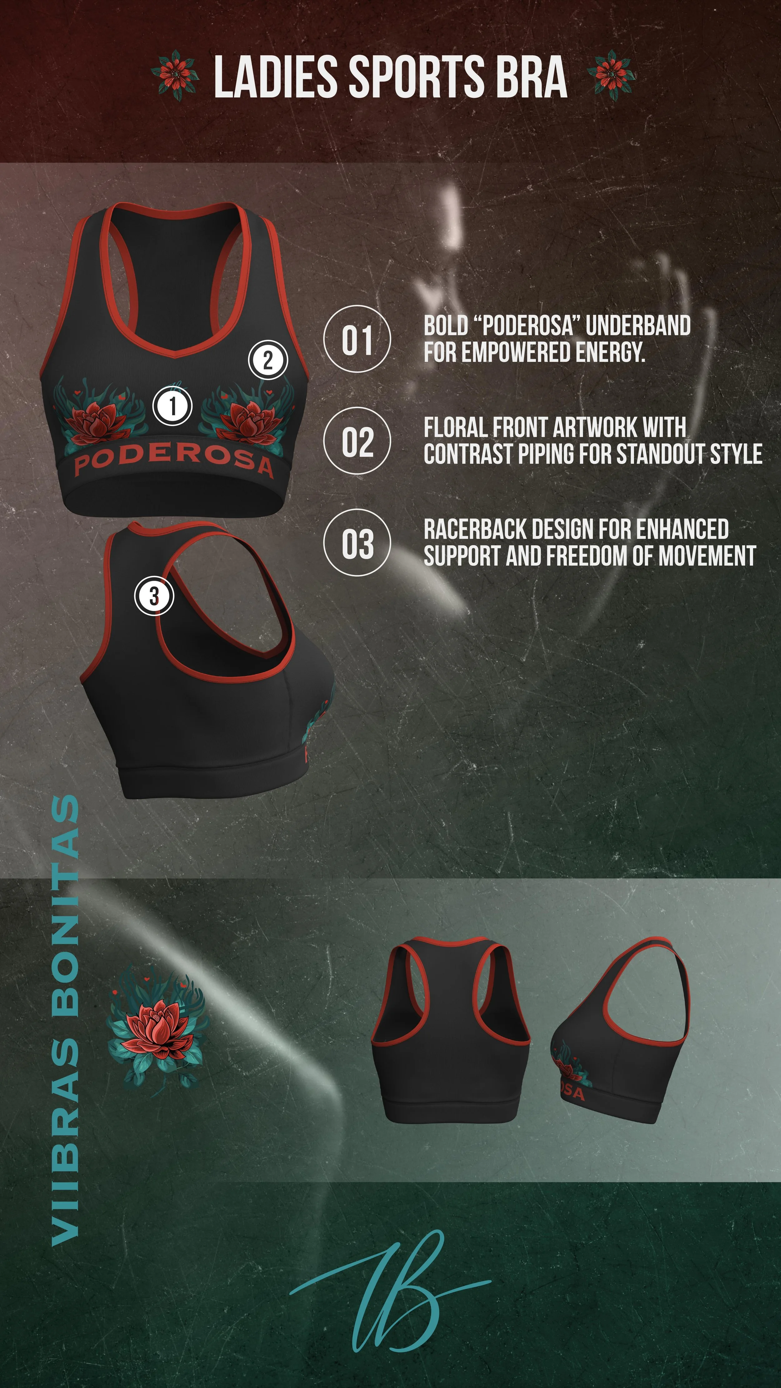 ESENCIA RACERBACK BRA TOP