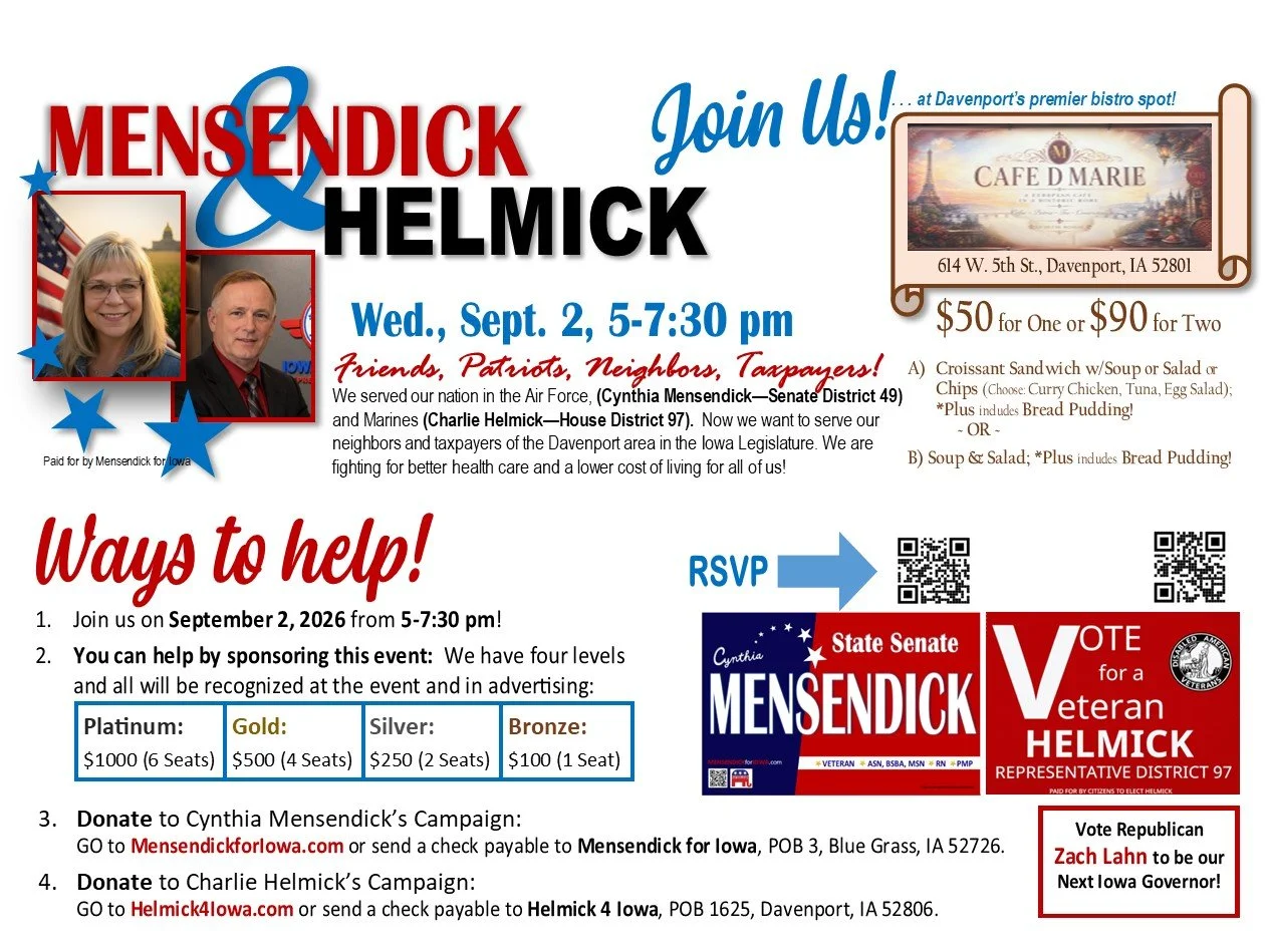 Mensendick&Helmick Campaign Fundraiser