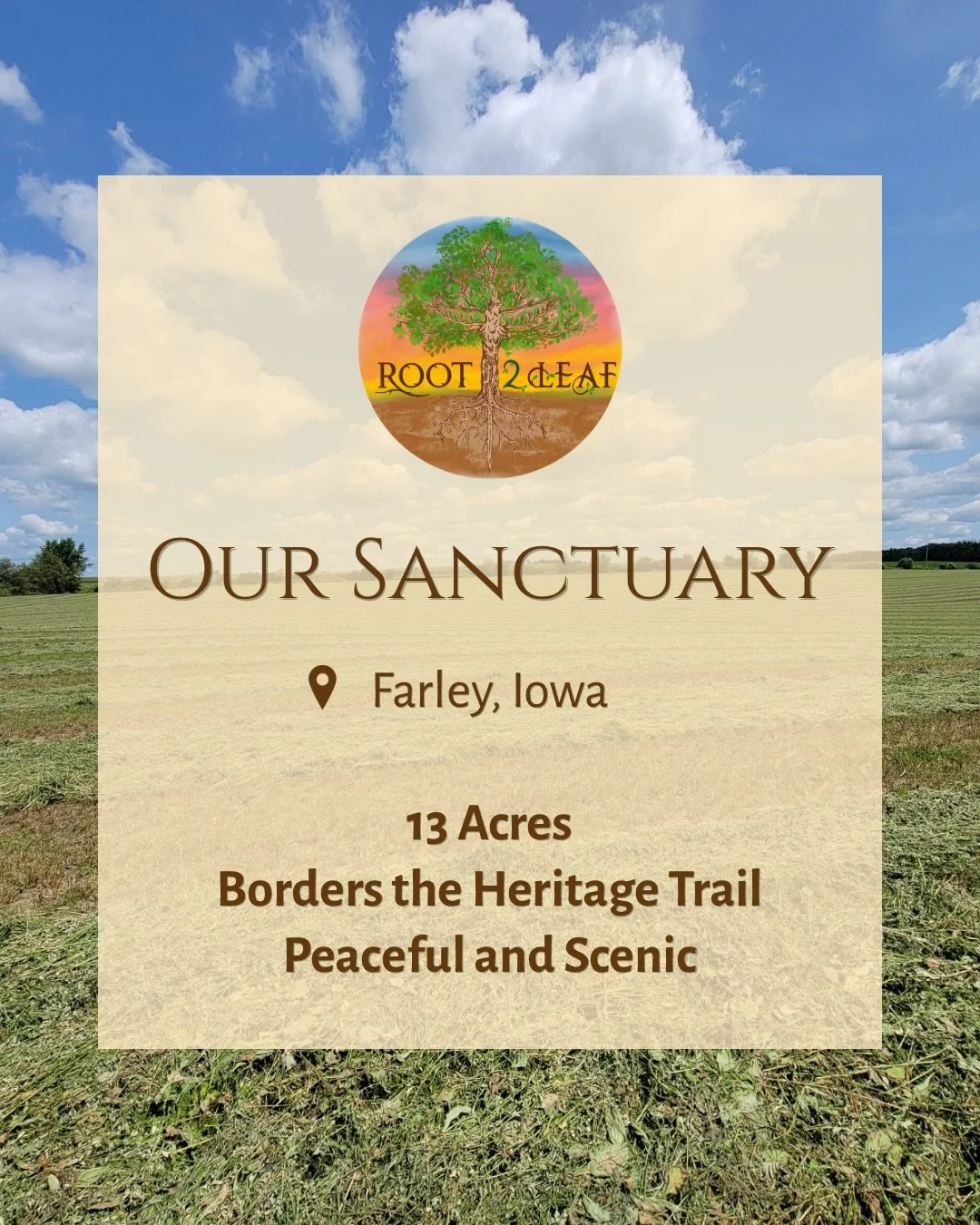 Finding peace in the middle of a difficult journey is often the first step toward healing. 🌿✨

At Root 2 Leaf, we offer a FREE sanctuary in nature specifically for cancer patients and their loved ones to rest, breathe, and reconnect. This 13-acre pr