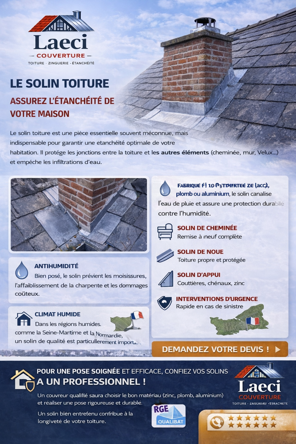 Solin Toiture : À quoi sert-il et pourquoi est-il indispensable à Rouen et en Seine-Maritime ?