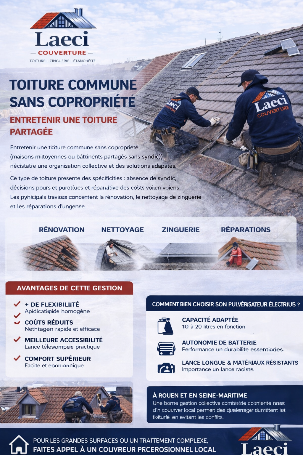 Toiture Commune sans Copropriété : Comment bien l’entretenir à Rouen et en Seine-Maritime ?
