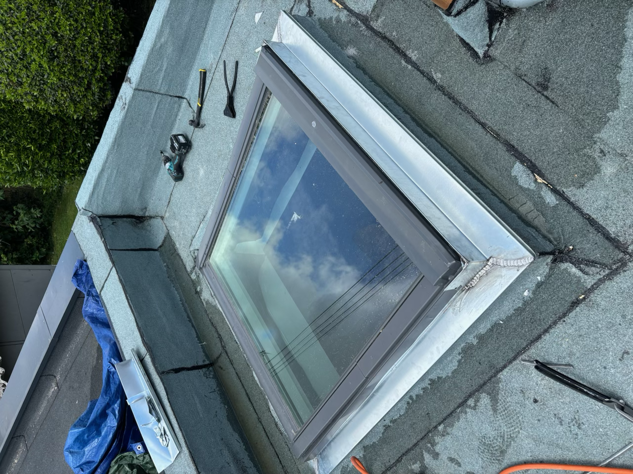 Étanchéité Velux, une beauté, Après