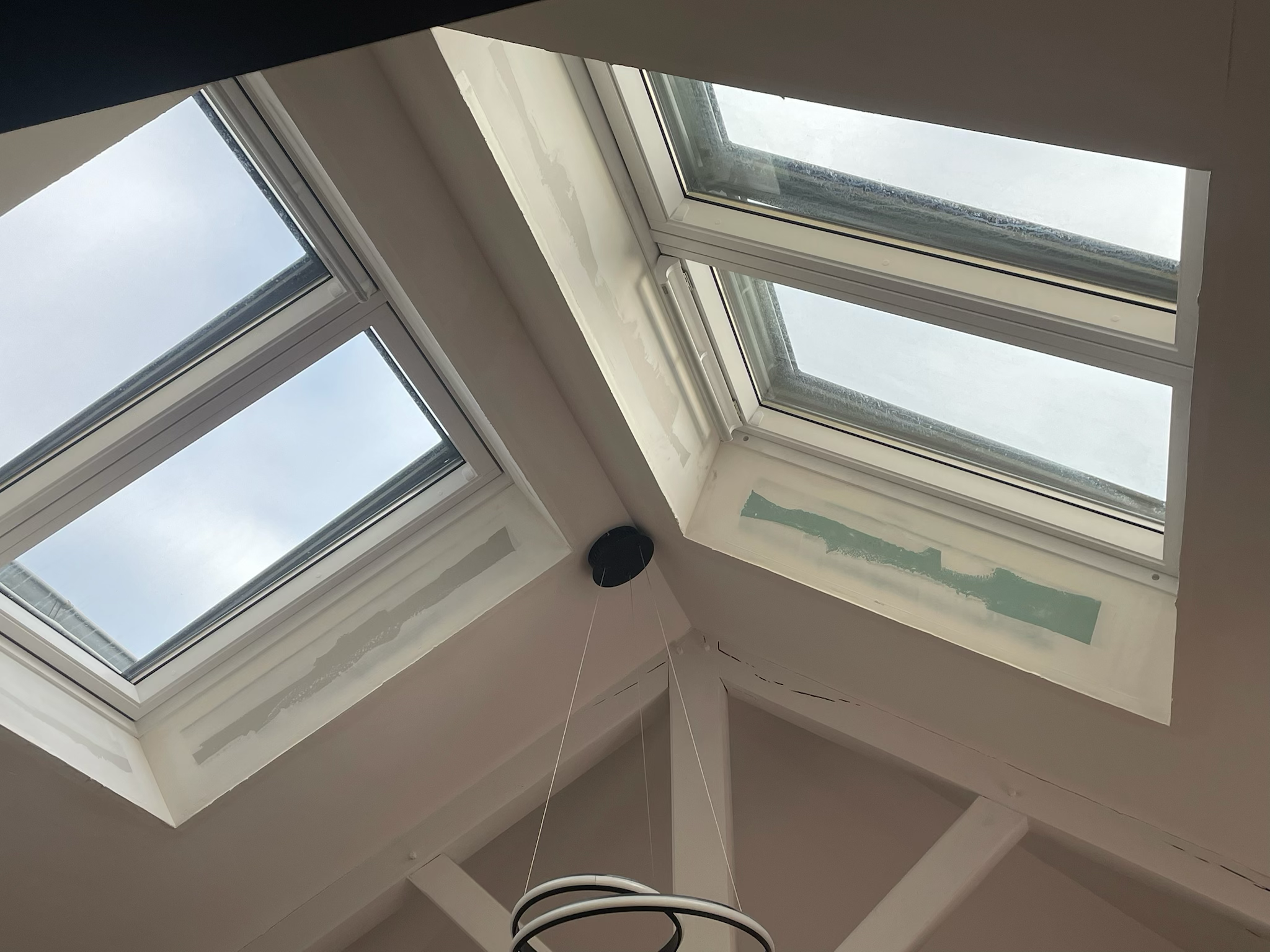 Installation de lucarnes doubles