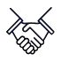 handshake icon for respect value