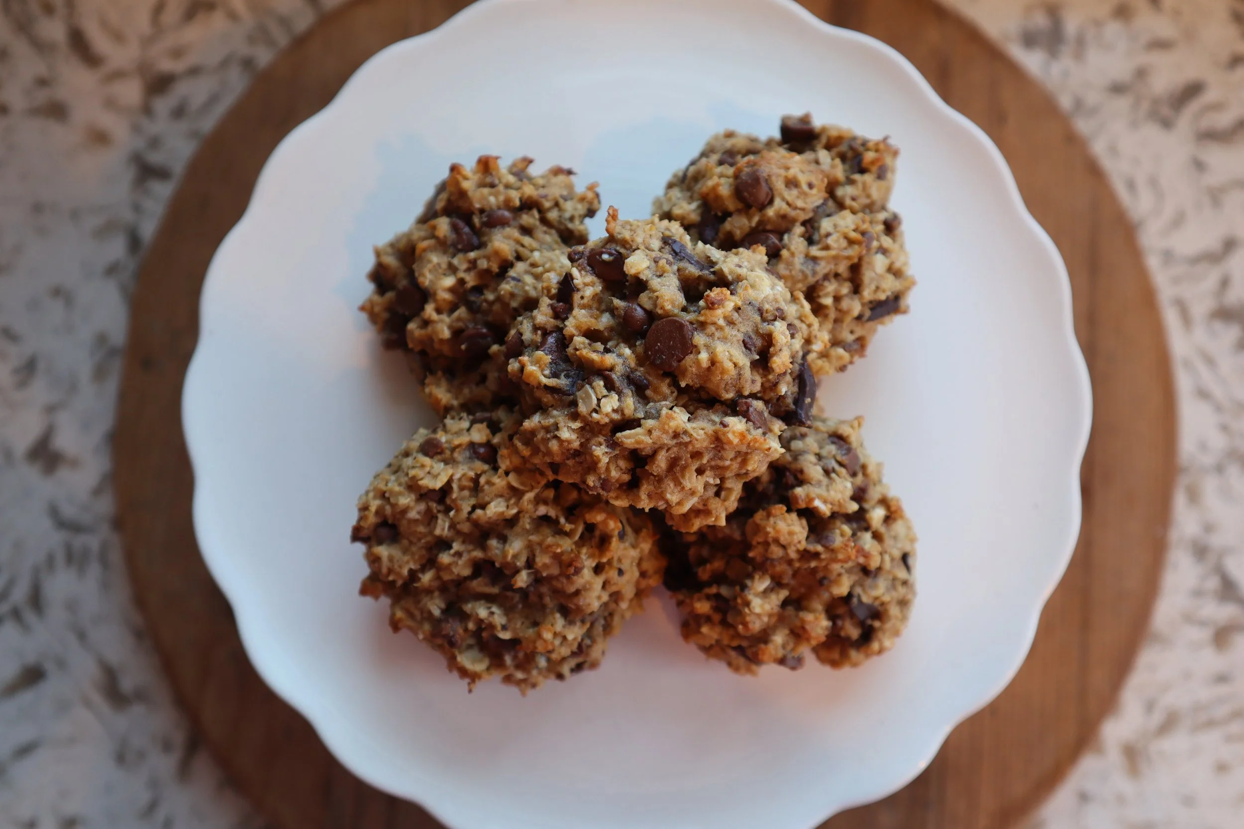 Healthy Banana Oatmeal Cookies