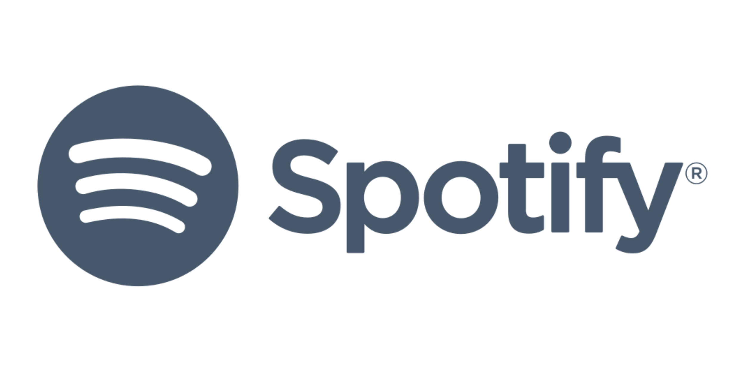 Spotify logo with a black background.