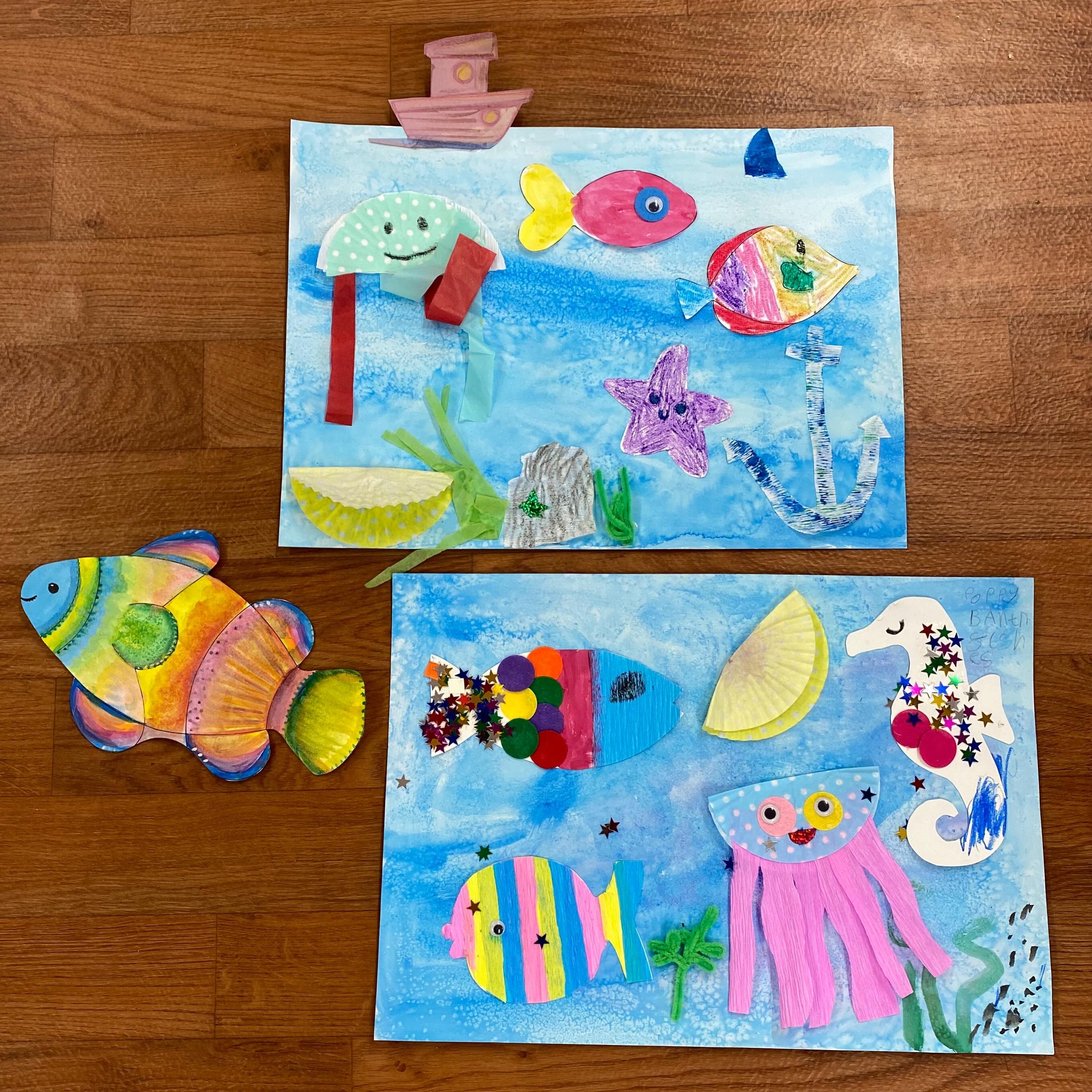 Just keep swimming... and painting! 🌊🎨
We love seeing families get creative together. There&rsquo;s something so special about sharing ideas, making memories and creating something unique as a team.
This colourful underwater masterpiece certainly m