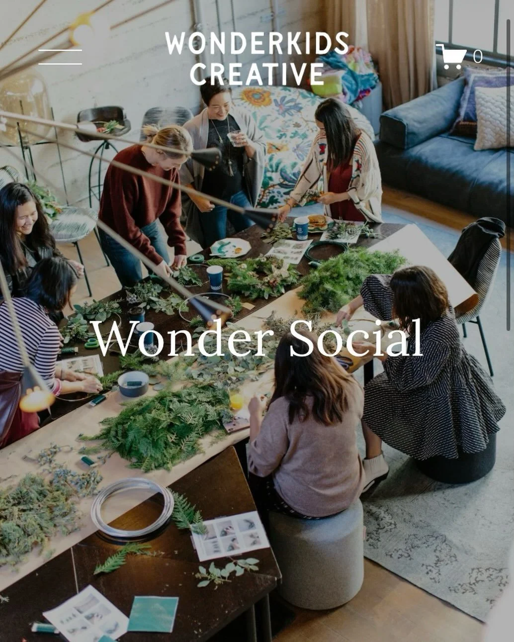 Did you hear? 👀

Create. Connect. Unwind.
A brand new collection of relaxed creative gatherings for grown-ups.
Whether you&rsquo;re catching up with friends, meeting new people or simply carving out a little time for yourself, Wonder Social is all a