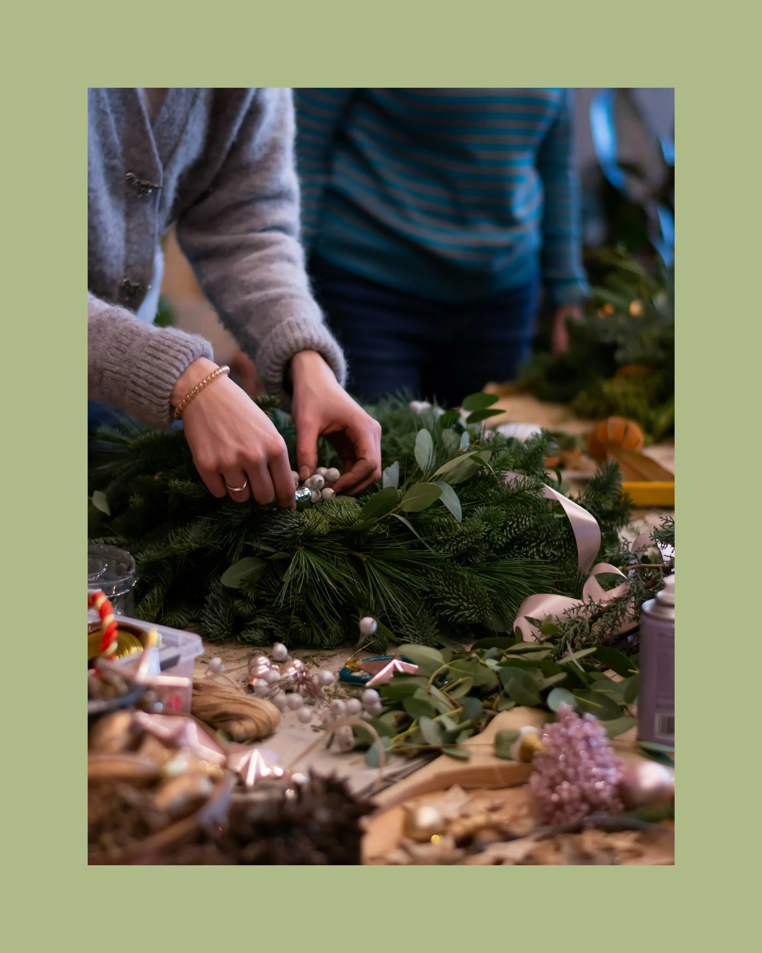 🎄 A LITTLE CHRISTMAS MAGIC IS IN THE MAKING&hellip; 🌿

We&rsquo;re busy behind the scenes planning a Christmas wreath-making workshop and we&rsquo;re very excited about this one!

Think beautiful seasonal foliage, festive creativity, good company a